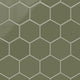 6" Hexagon Original Ceramic Tile in Peabody Gloss