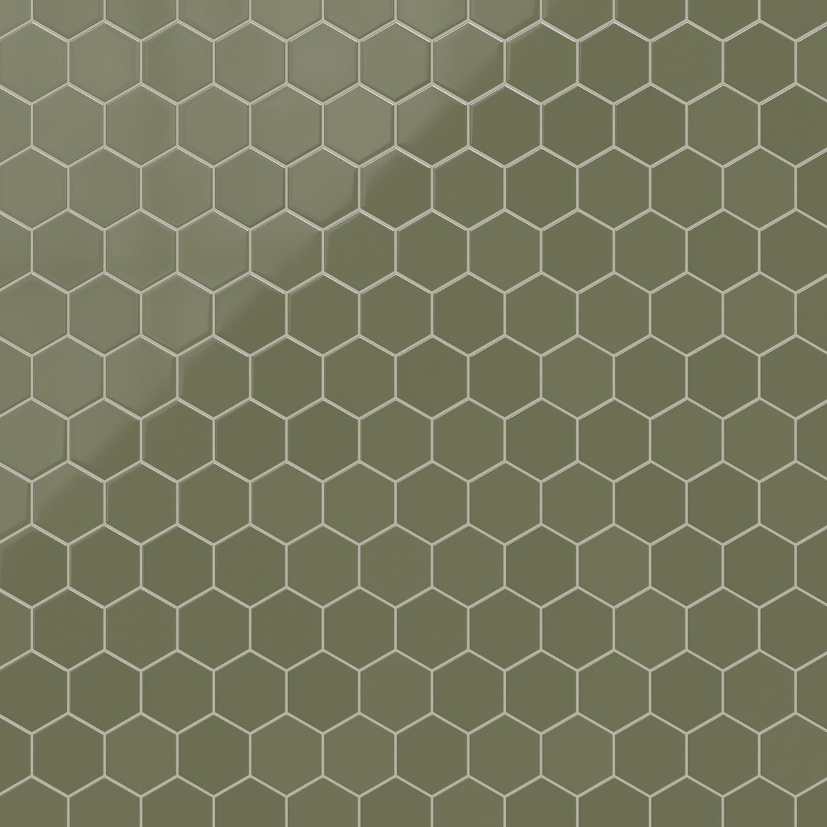 6" Hexagon Original Ceramic Tile in Peabody Gloss