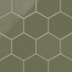 8" Hexagon Original Ceramic Tile in Peabody Gloss