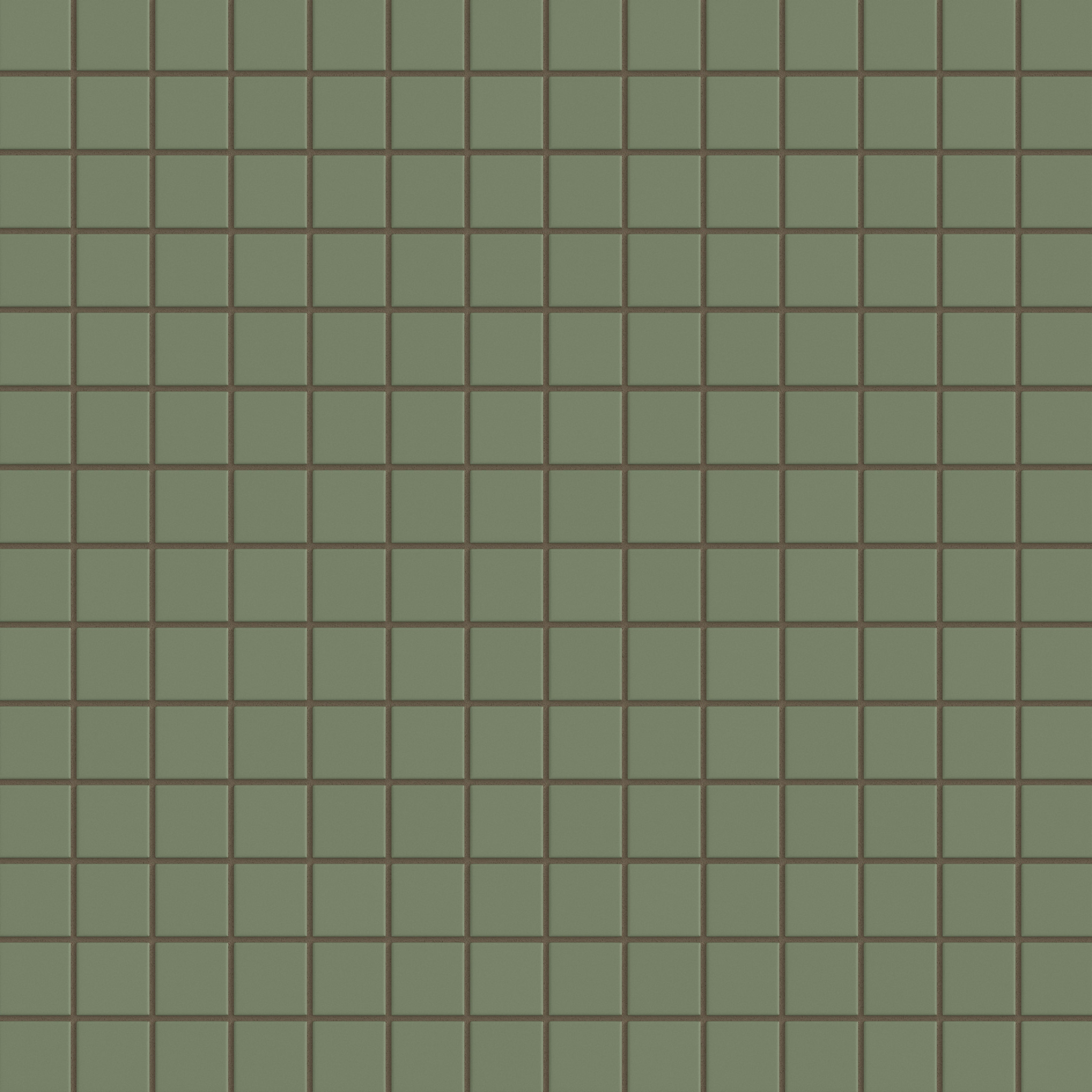 2x2 Straight Set Sheeted Original Ceramic Mosaic Tile in Peabody Matte