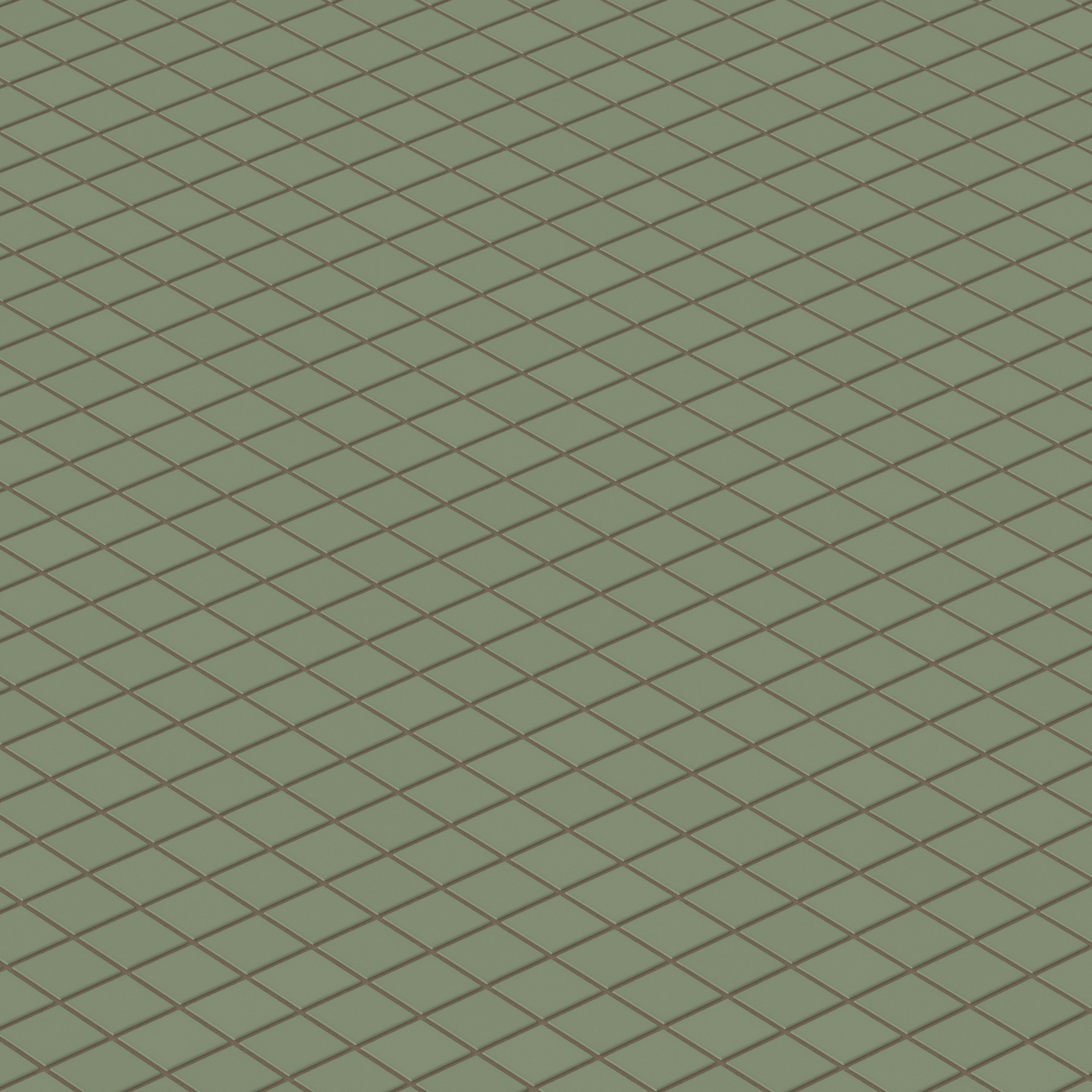 2x2 Straight Set Sheeted Original Ceramic Mosaic Tile in Peabody Matte