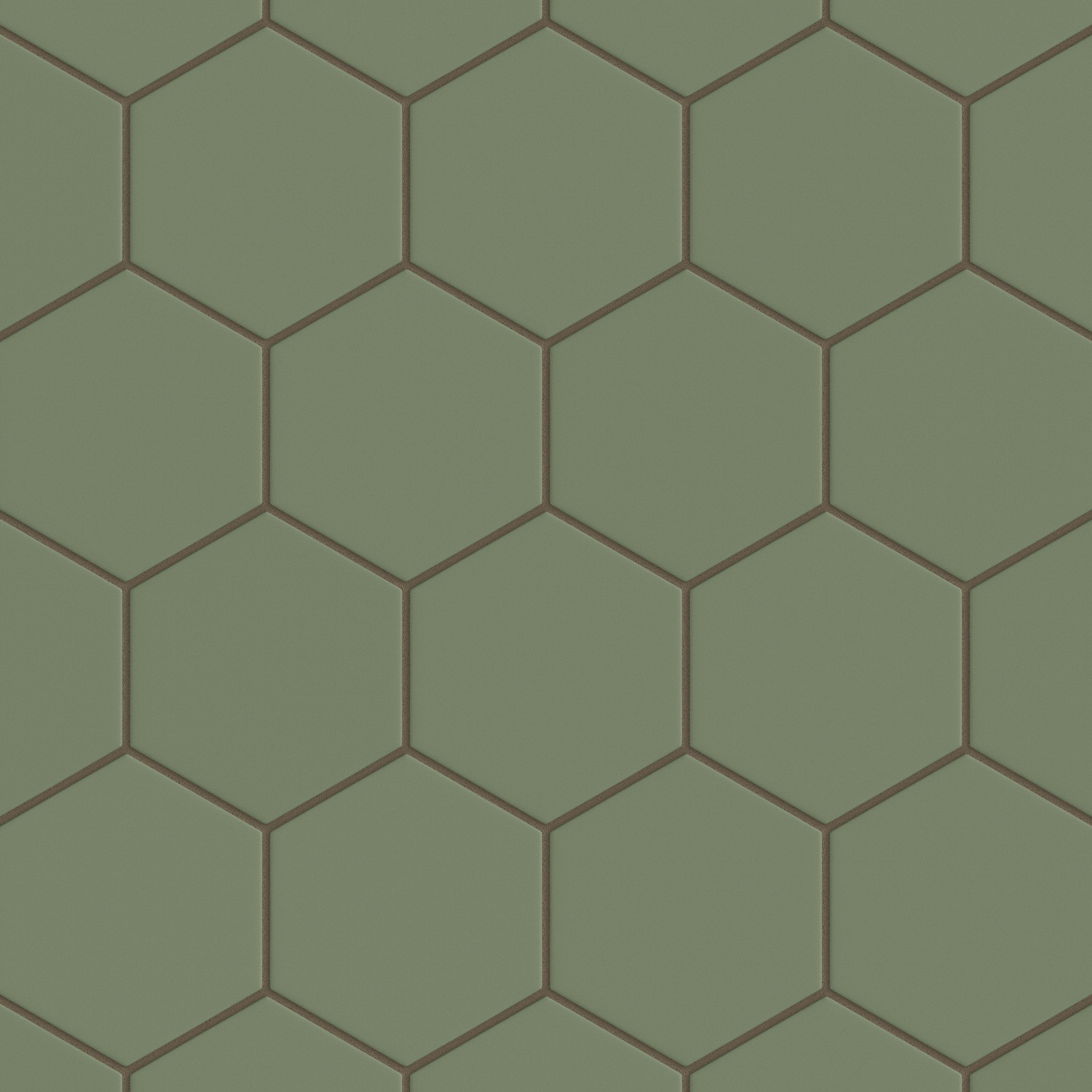 6" Hexagon Original Ceramic Tile in Peabody Matte