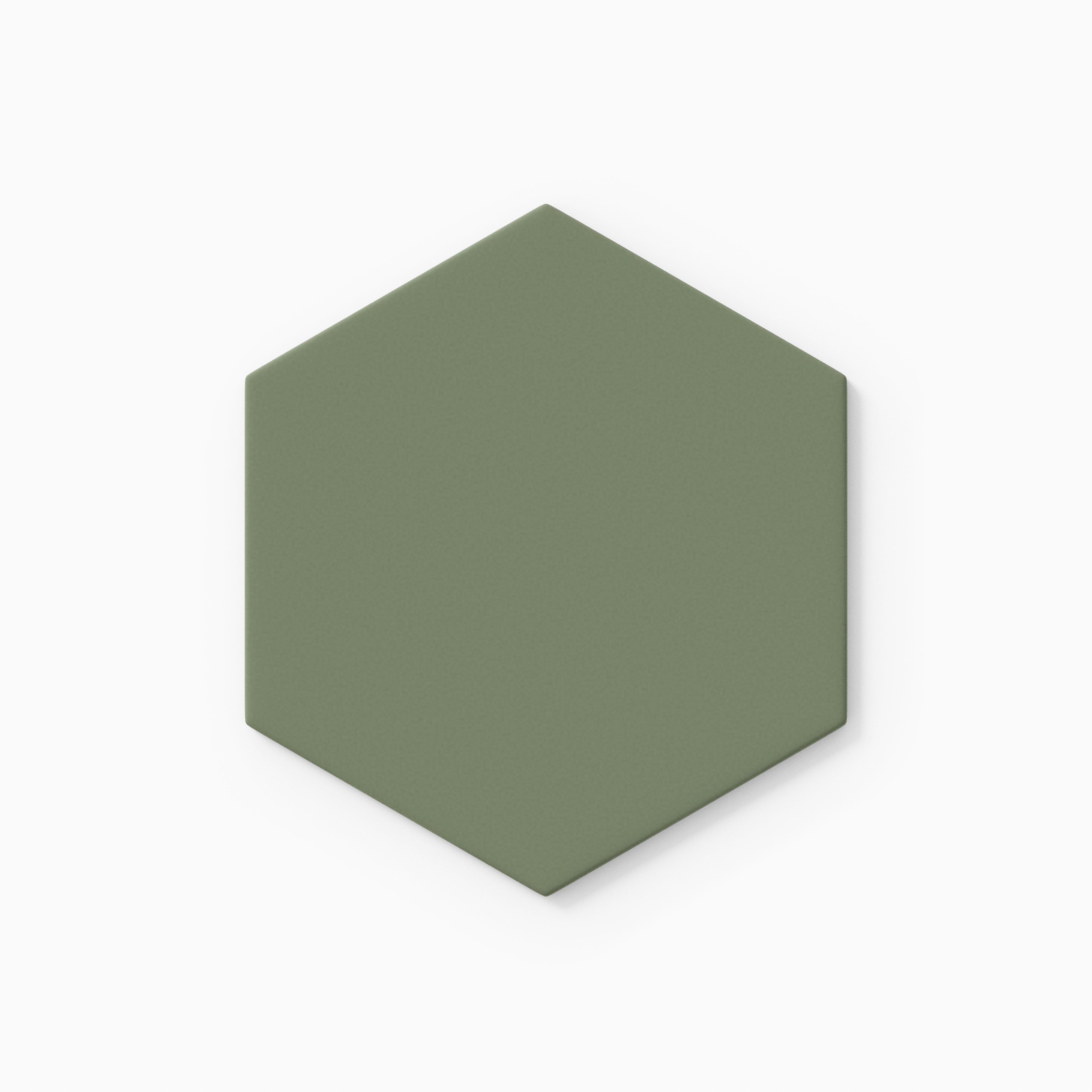 6" Hexagon Original Ceramic Tile in Peabody Matte