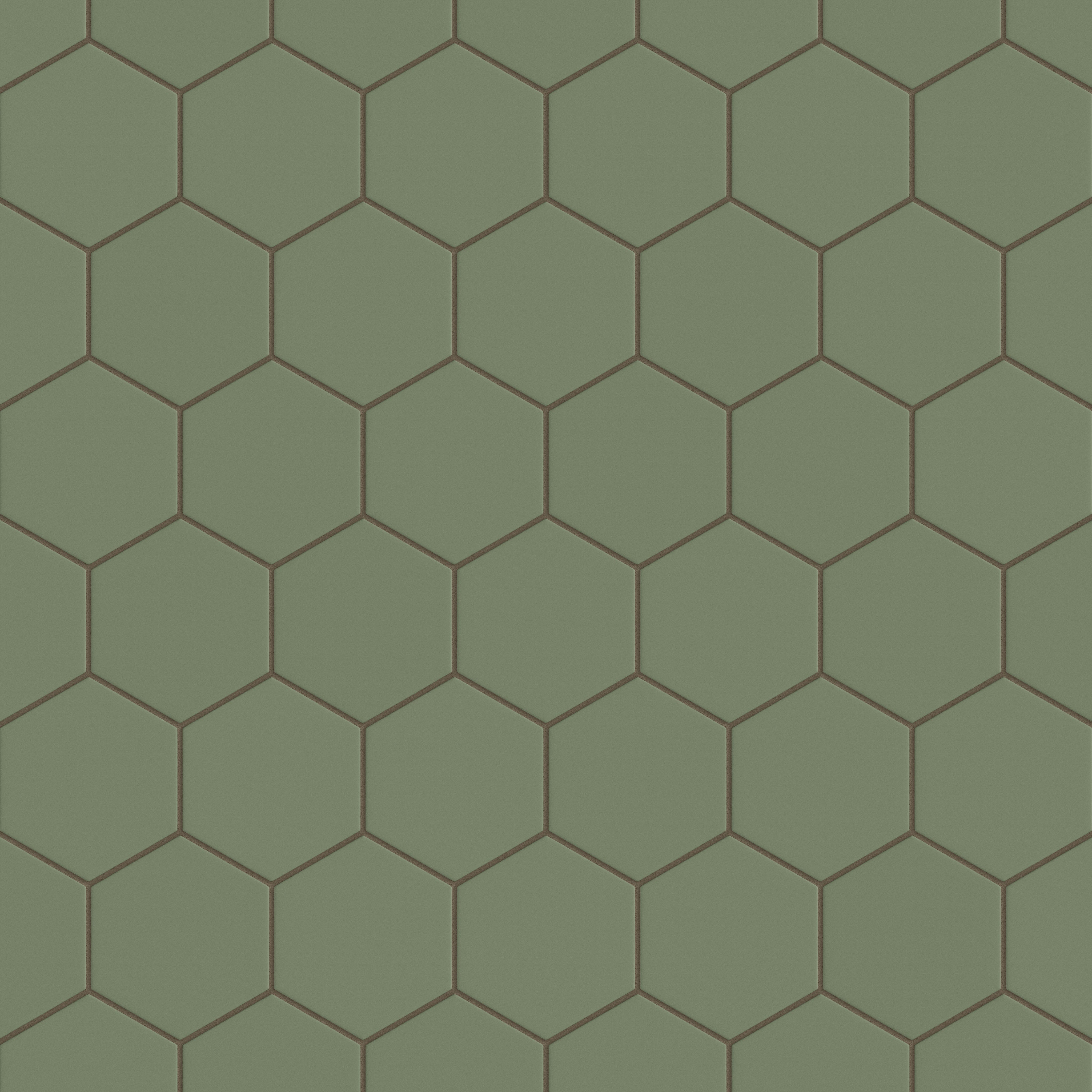 6" Hexagon Original Ceramic Tile in Peabody Matte