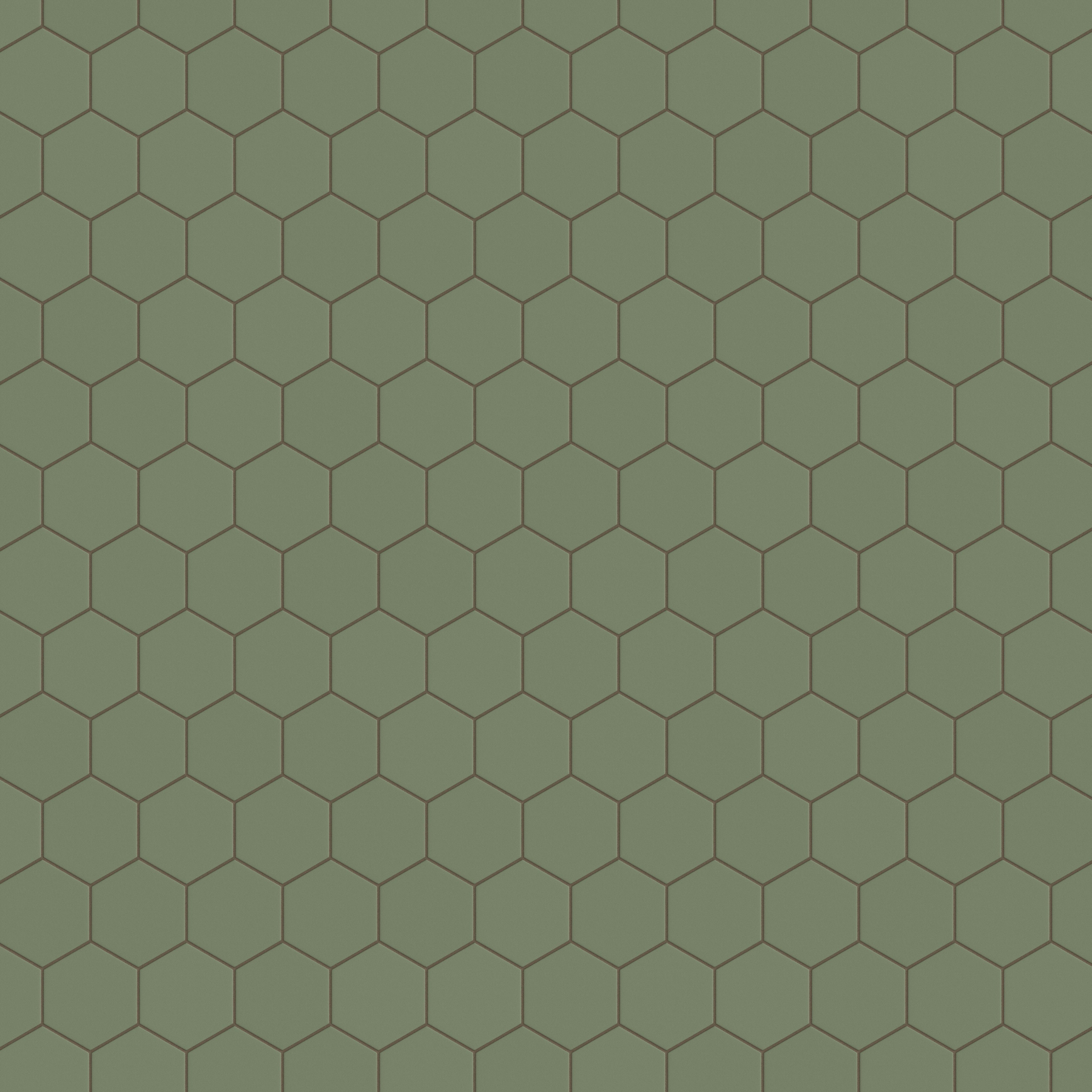 6" Hexagon Original Ceramic Tile in Peabody Matte
