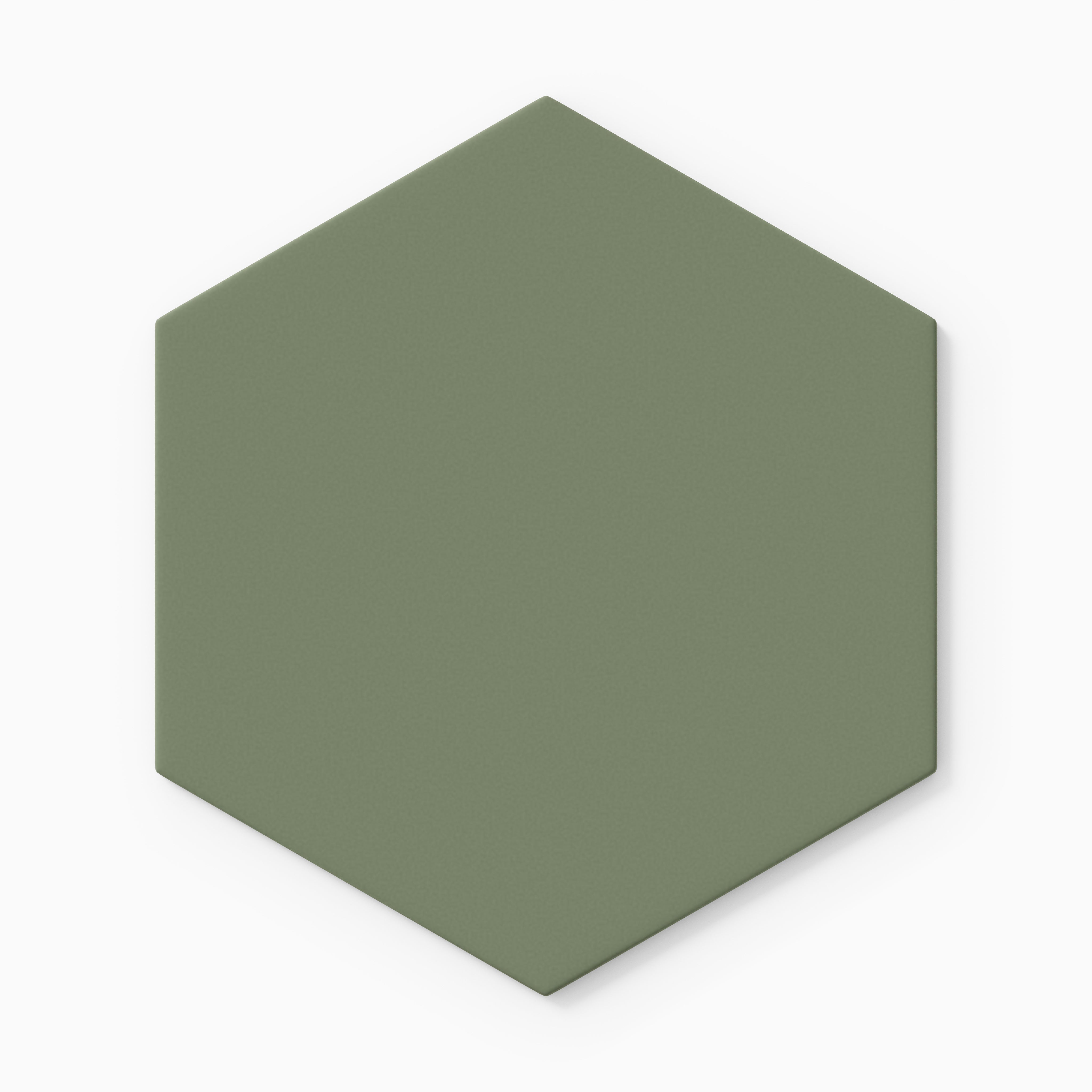 8" Hexagon Original Ceramic Tile in Peabody Matte