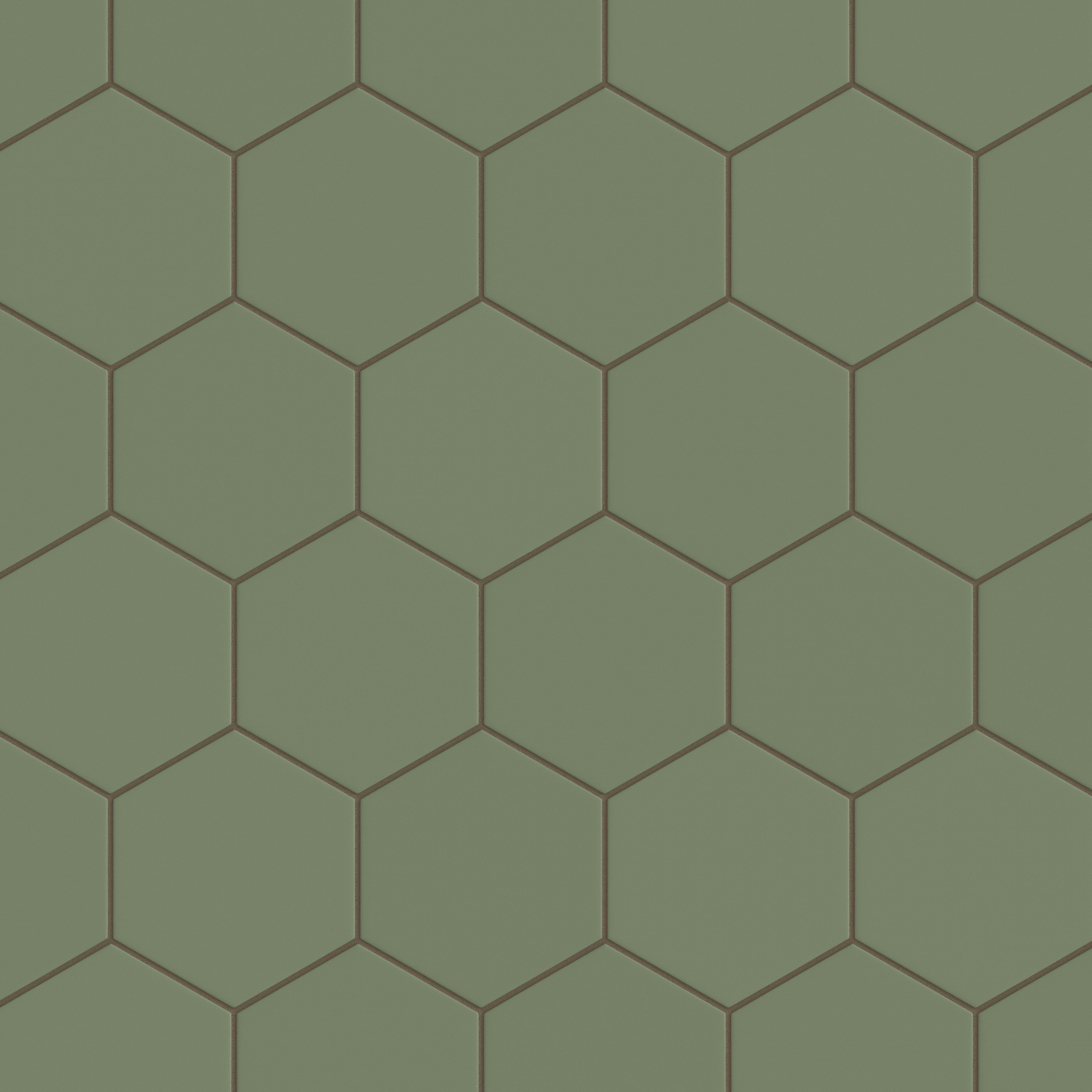 8" Hexagon Original Ceramic Tile in Peabody Matte