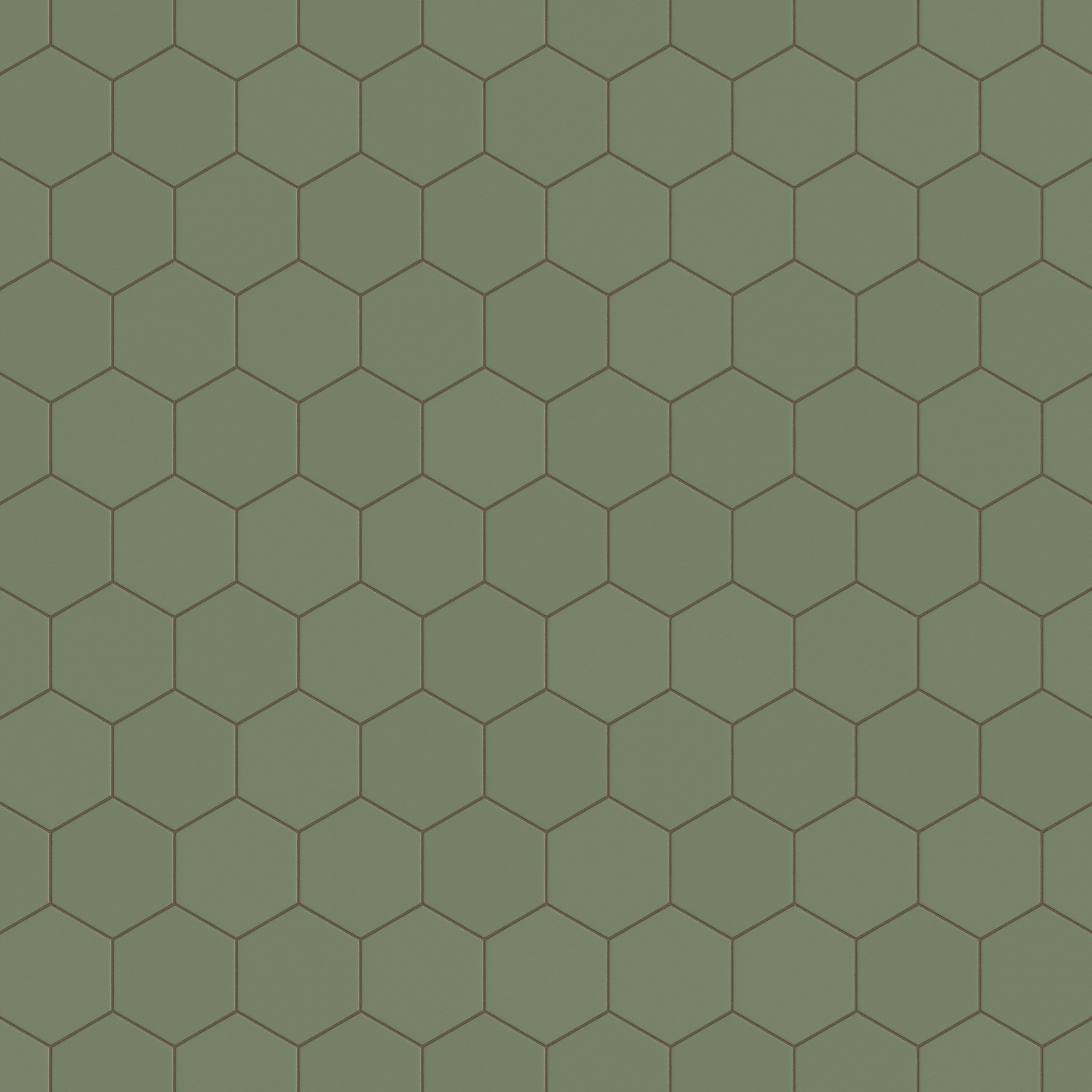 8" Hexagon Original Ceramic Tile in Peabody Matte