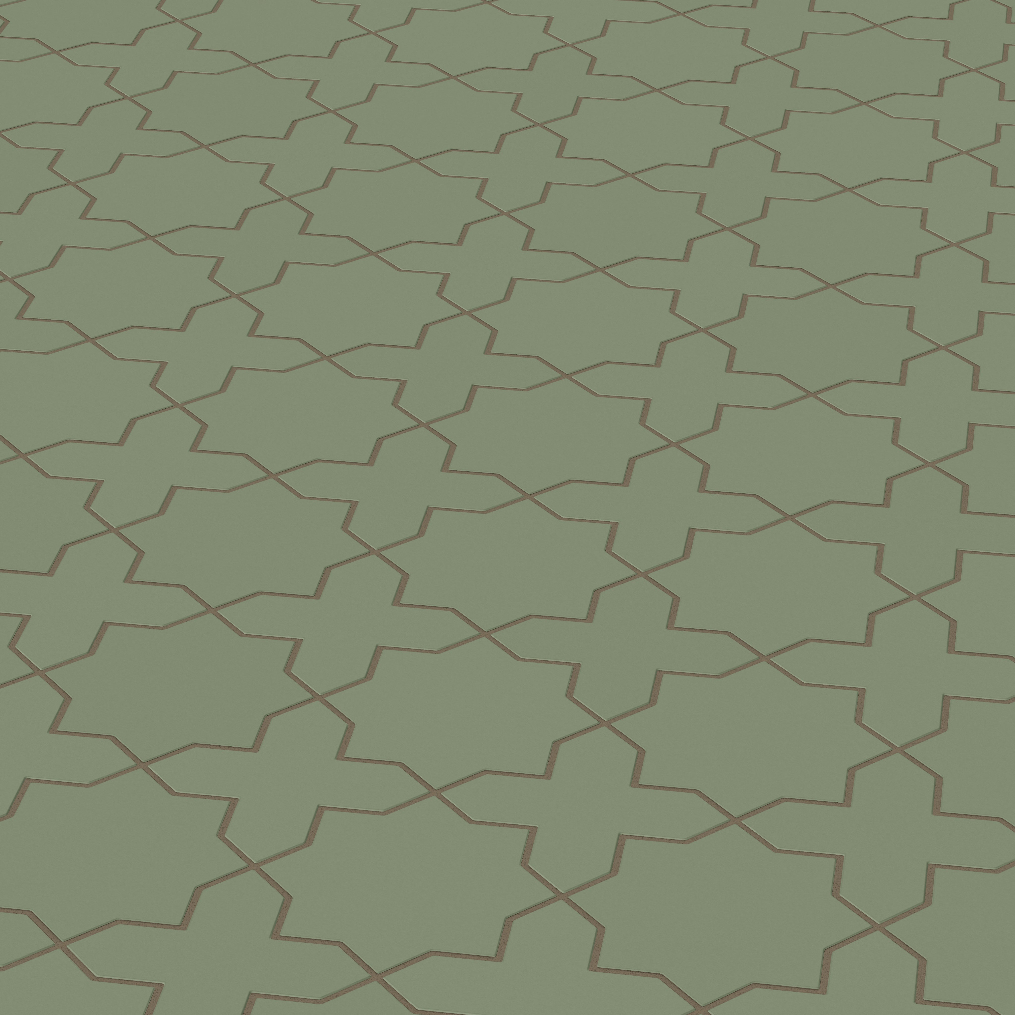 Star & Cross Original Ceramic Tile in Peabody Matte