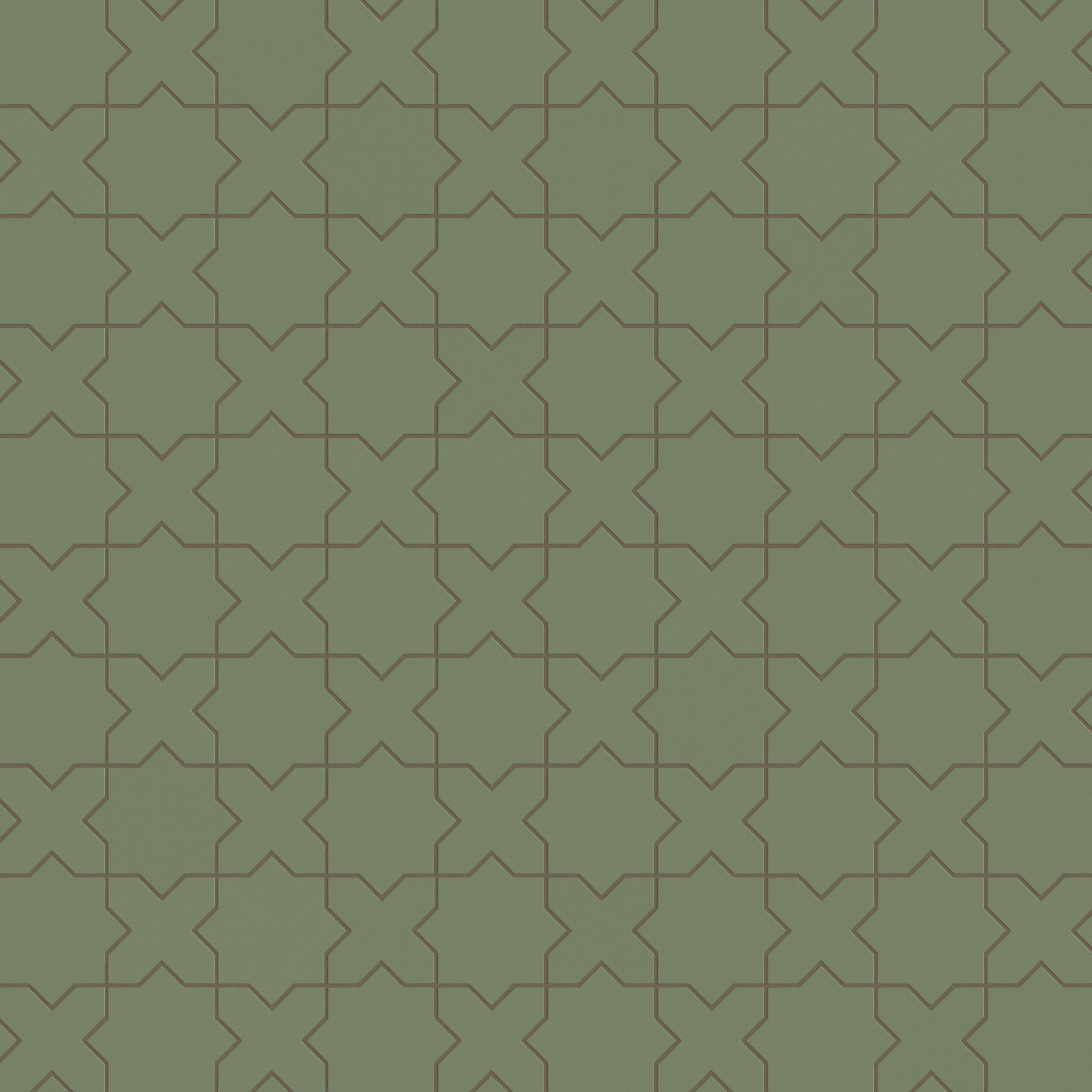 Star & Cross Original Ceramic Tile in Peabody Matte