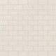 2x4 Half Offset Sheeted Natural Press Ceramic Mosaic Tile in Pearl Gloss