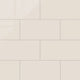 6x12 Natural Press Ceramic Tile in Pearl Gloss