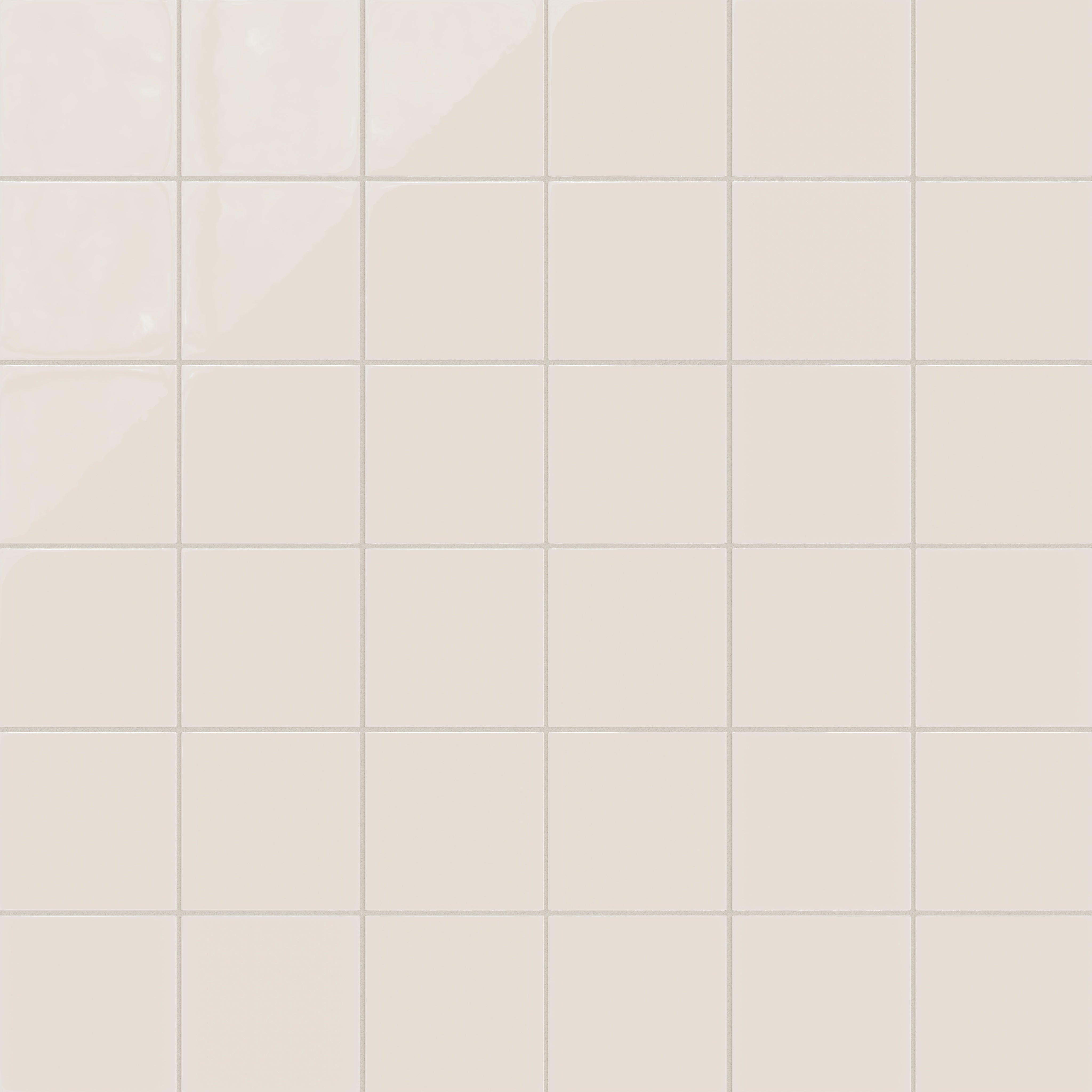 6x6 Natural Press Ceramic Tile in Pearl Gloss