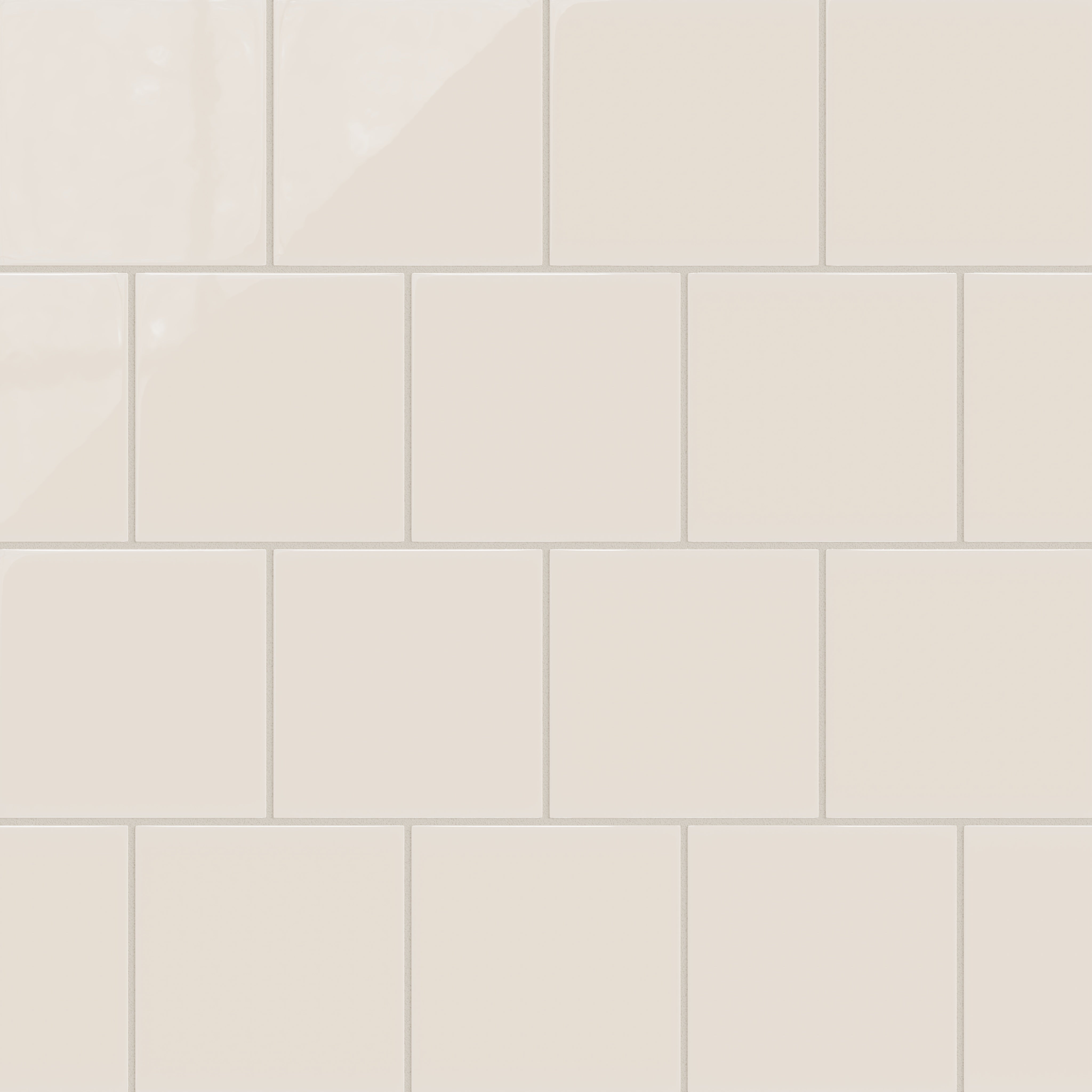 6x6 Natural Press Ceramic Tile in Pearl Gloss