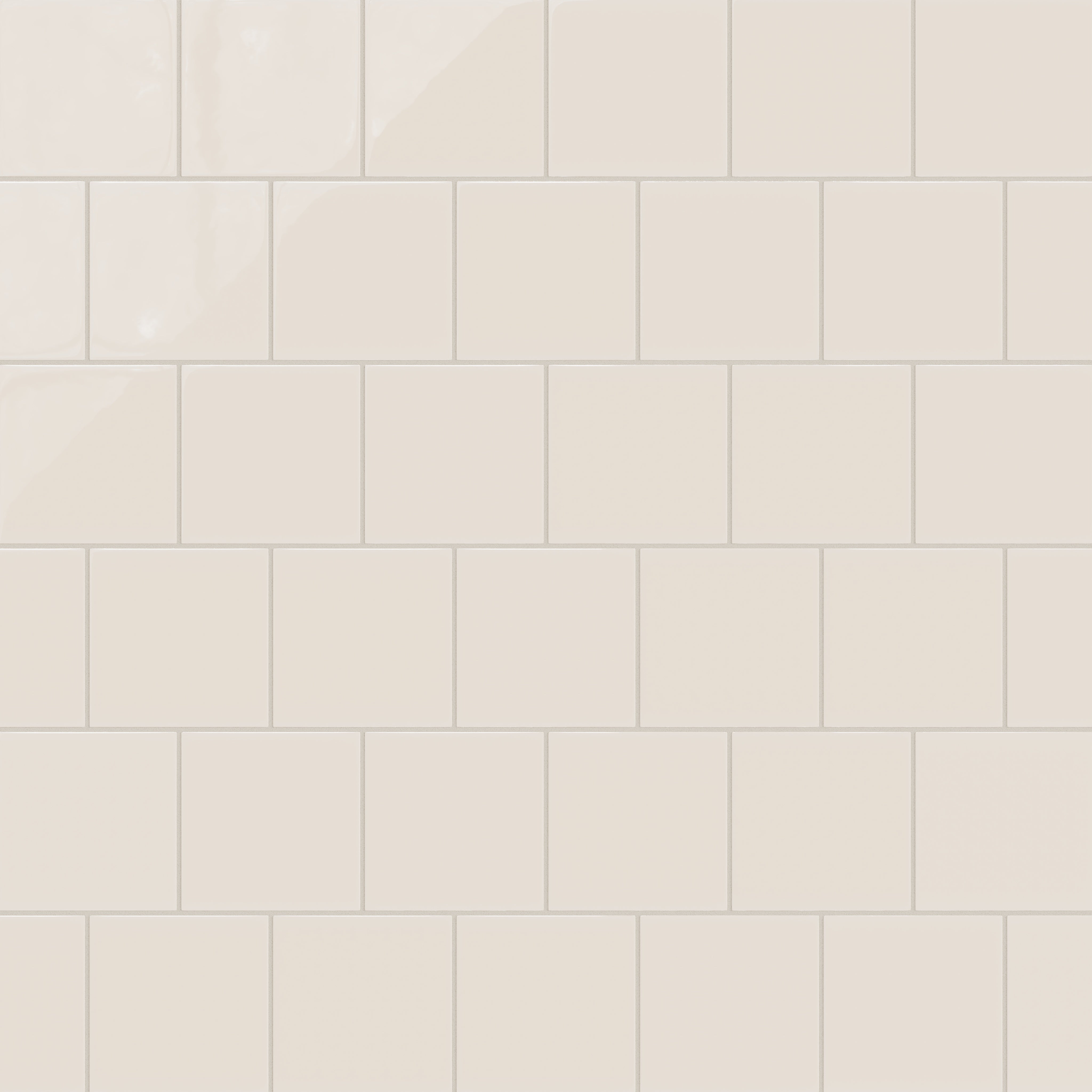 6x6 Natural Press Ceramic Tile in Pearl Gloss