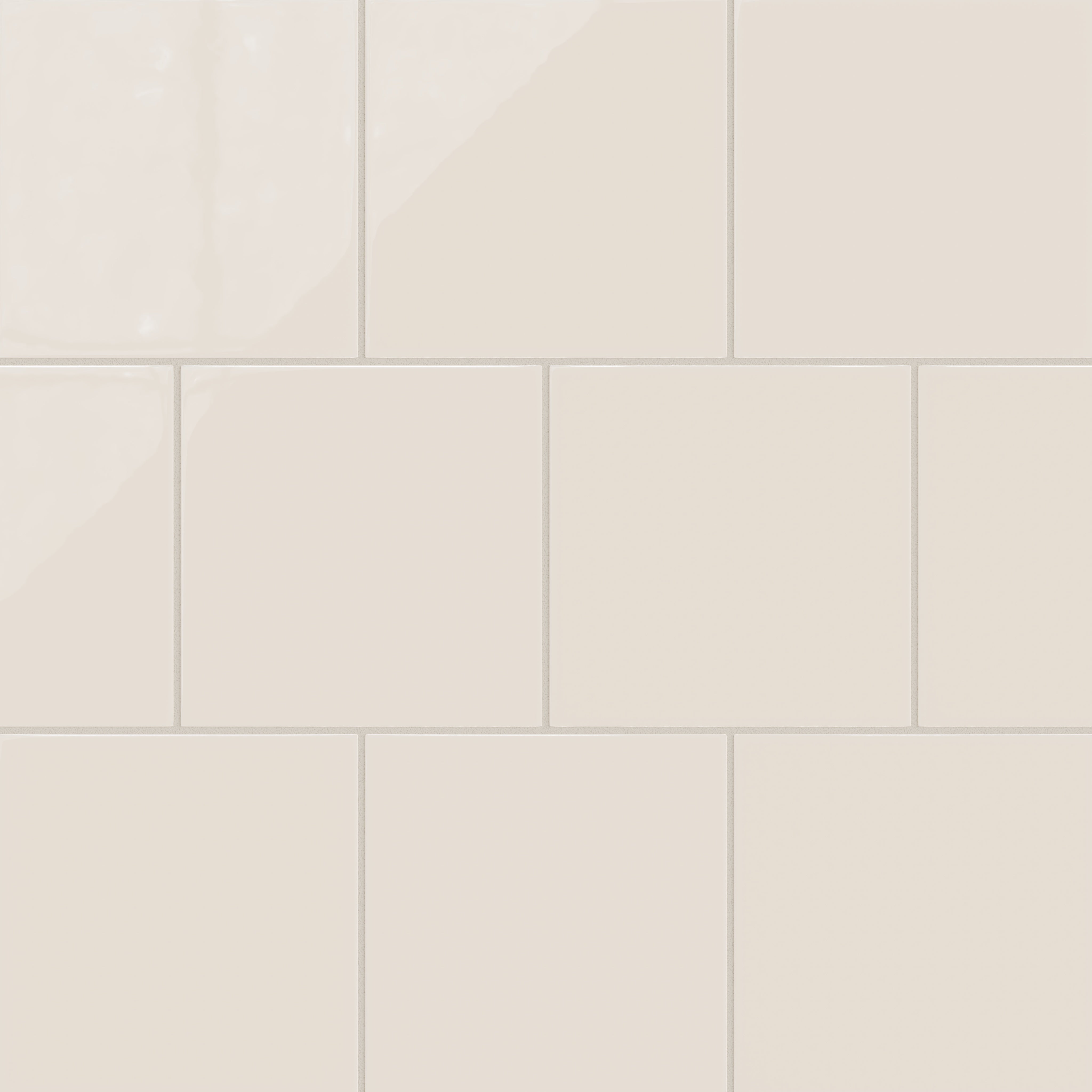 8x8 Natural Press Ceramic Tile in Pearl Gloss
