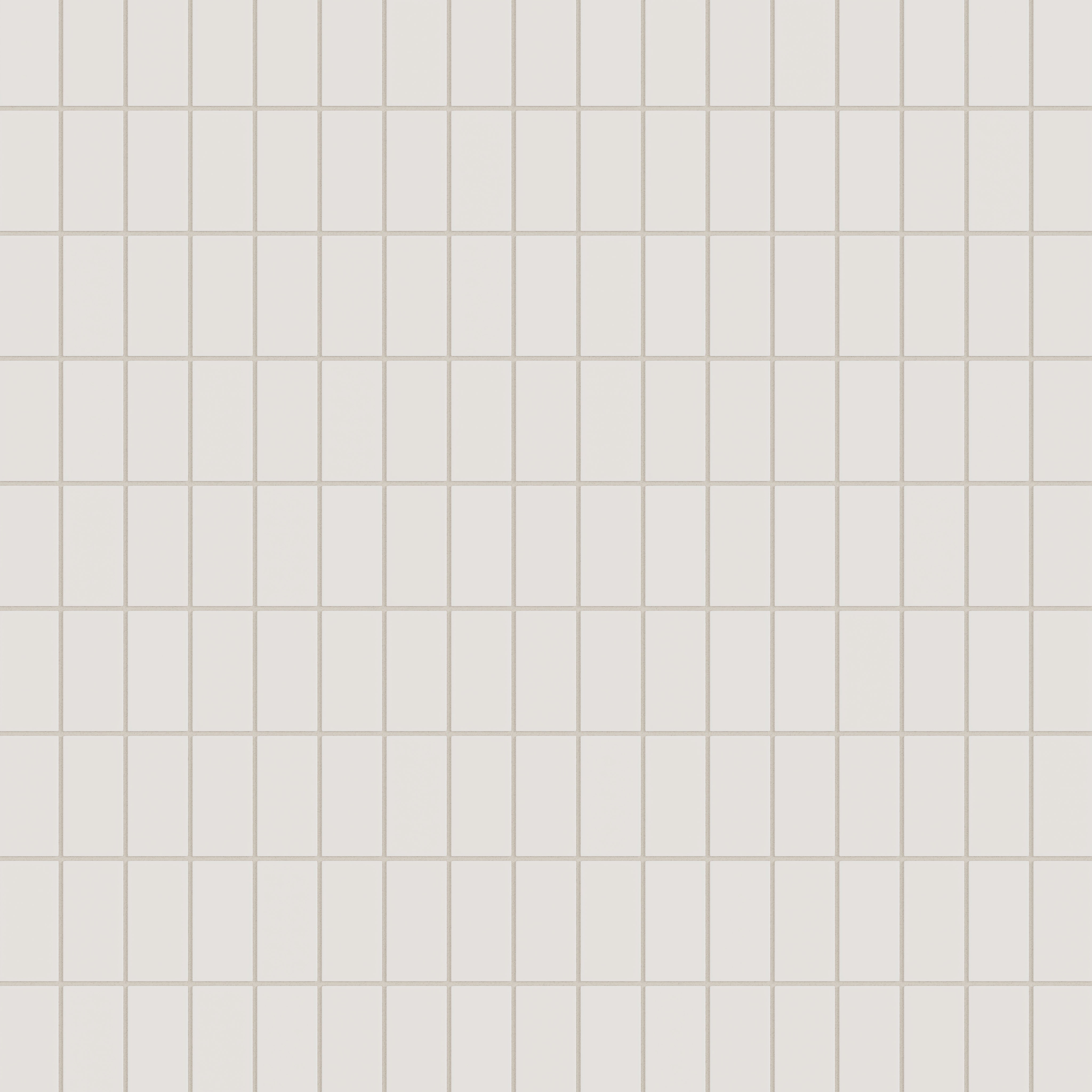 2x4 Straight Set Sheeted Natural Press Ceramic Mosaic Tile in Pearl Matte