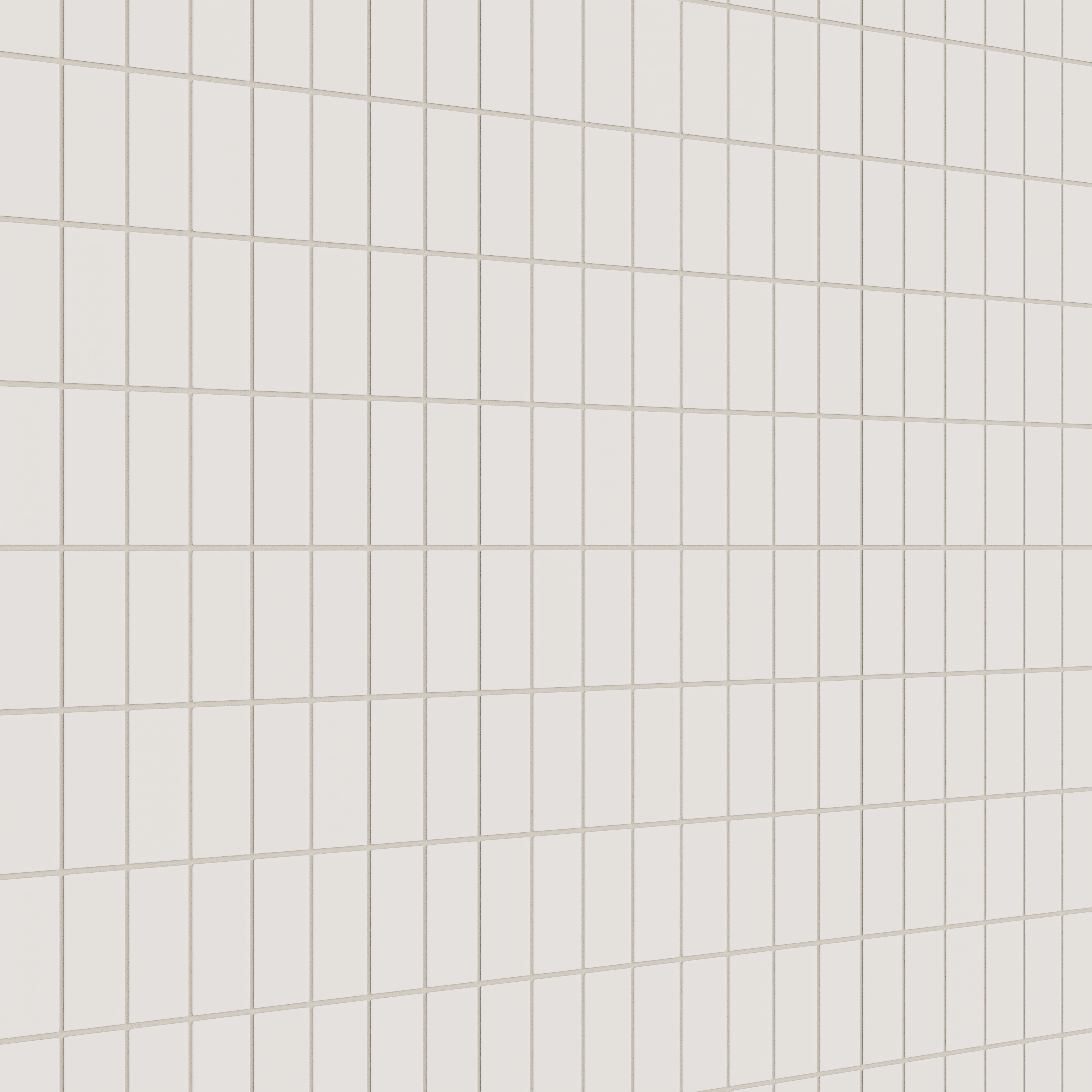 2x4 Straight Set Sheeted Natural Press Ceramic Mosaic Tile in Pearl Matte