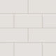 6x12 Natural Press Ceramic Tile in Pearl Matte