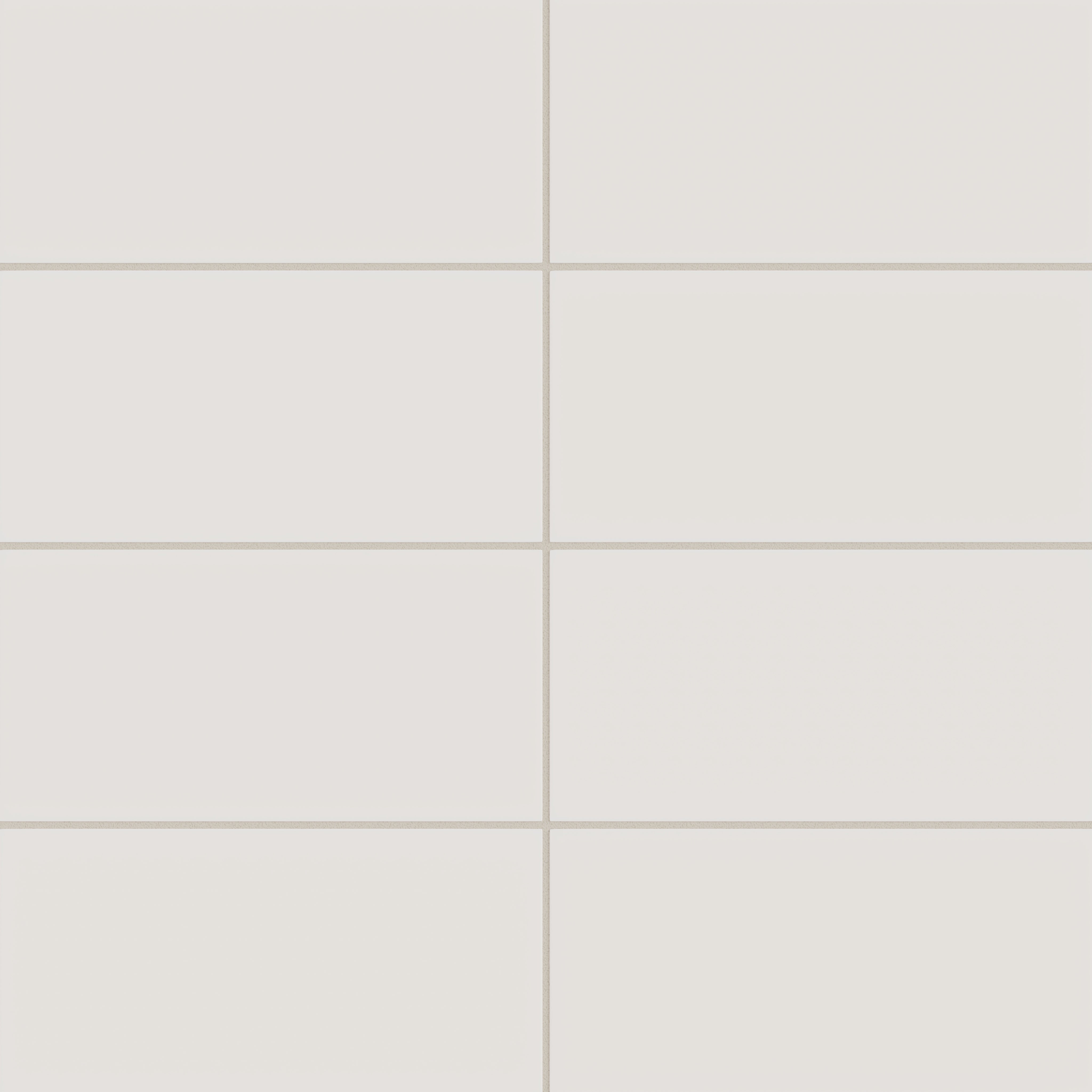 6x12 Natural Press Ceramic Tile in Pearl Matte