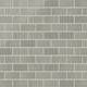 2x4 Half Offset Sheeted Natural Press Ceramic Mosaic Tile in Puget Sound Gloss