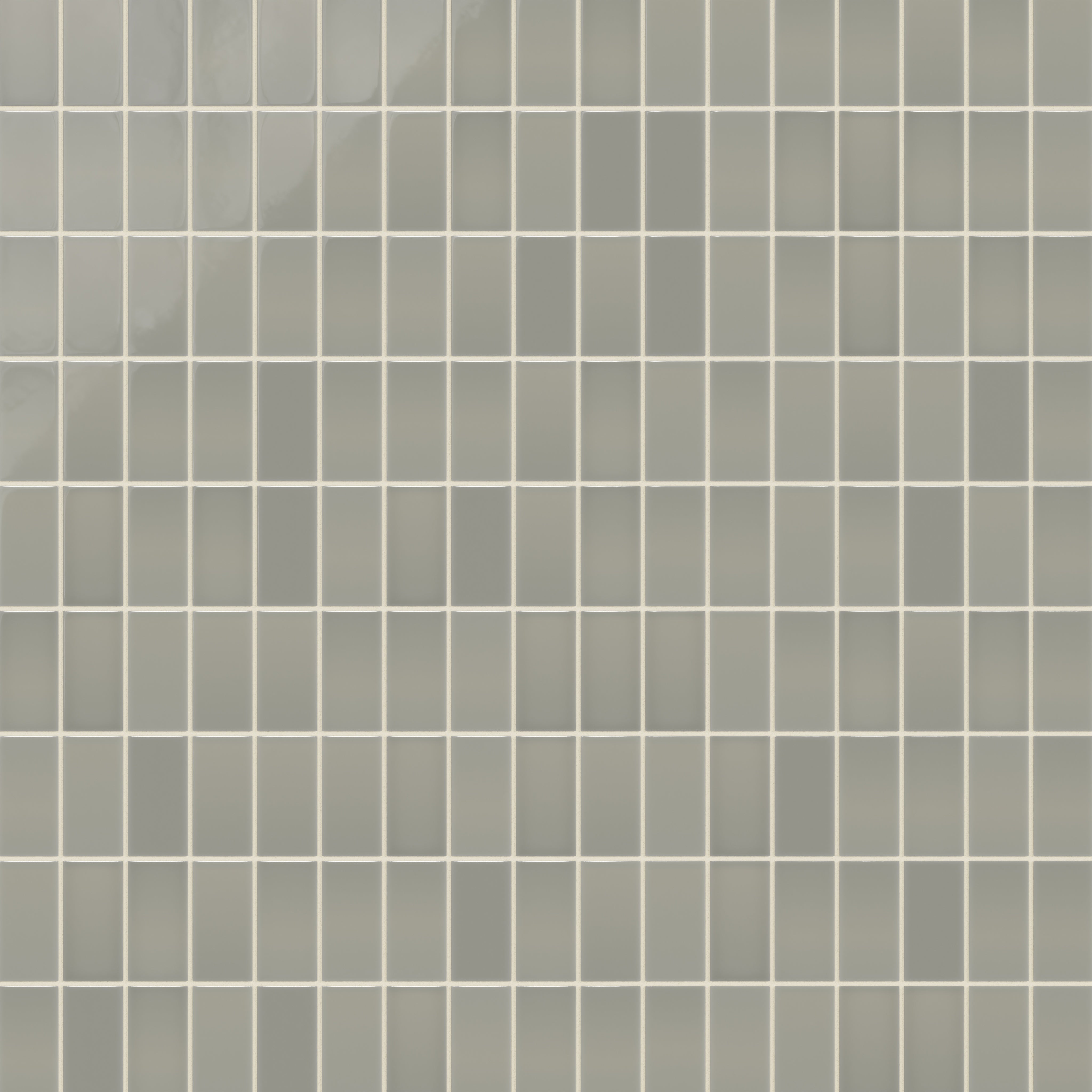 2x4 Straight Set Sheeted Natural Press Ceramic Mosaic Tile in Puget Sound Gloss