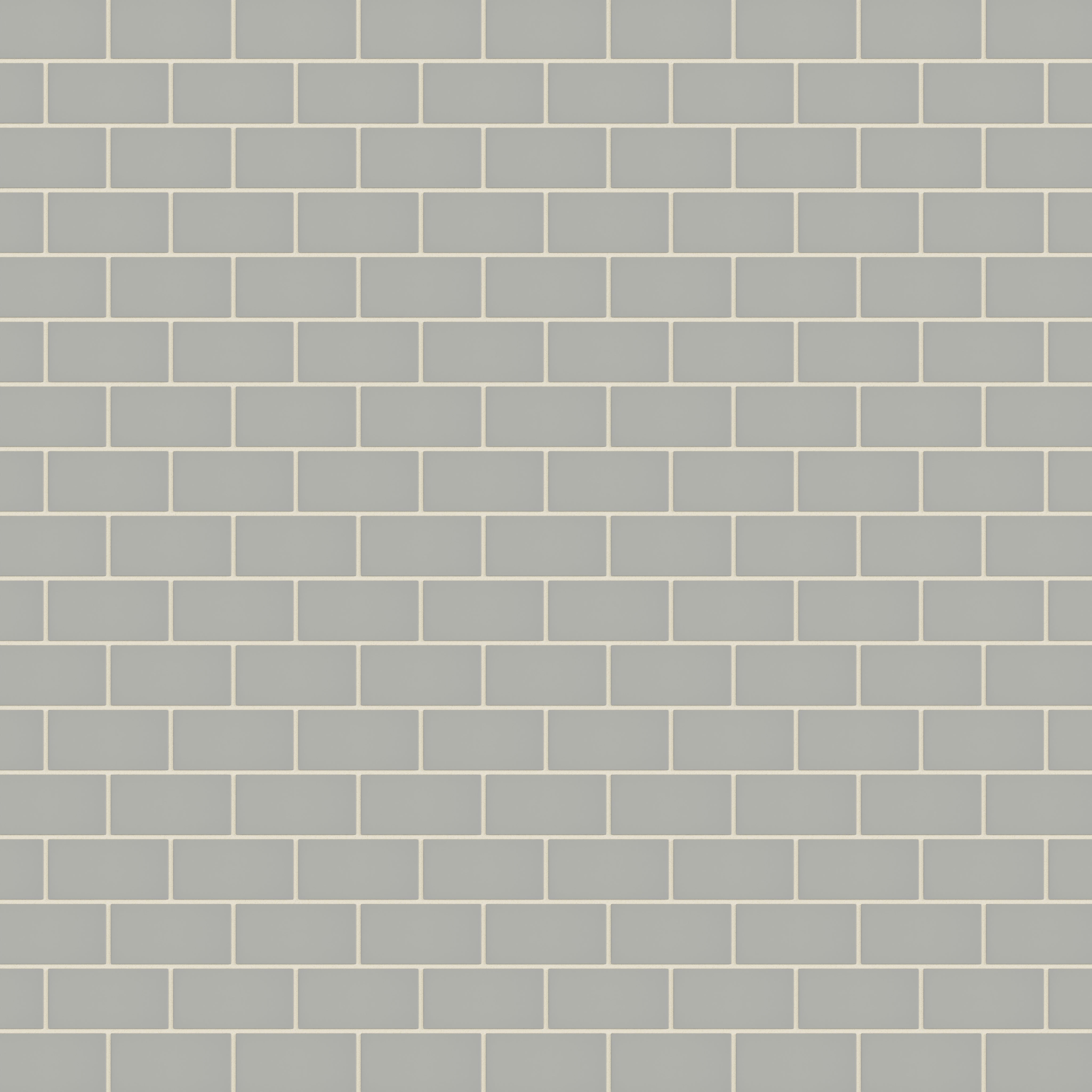 2x4 Half Offset Sheeted Natural Press Ceramic Mosaic Tile in Puget Sound Matte