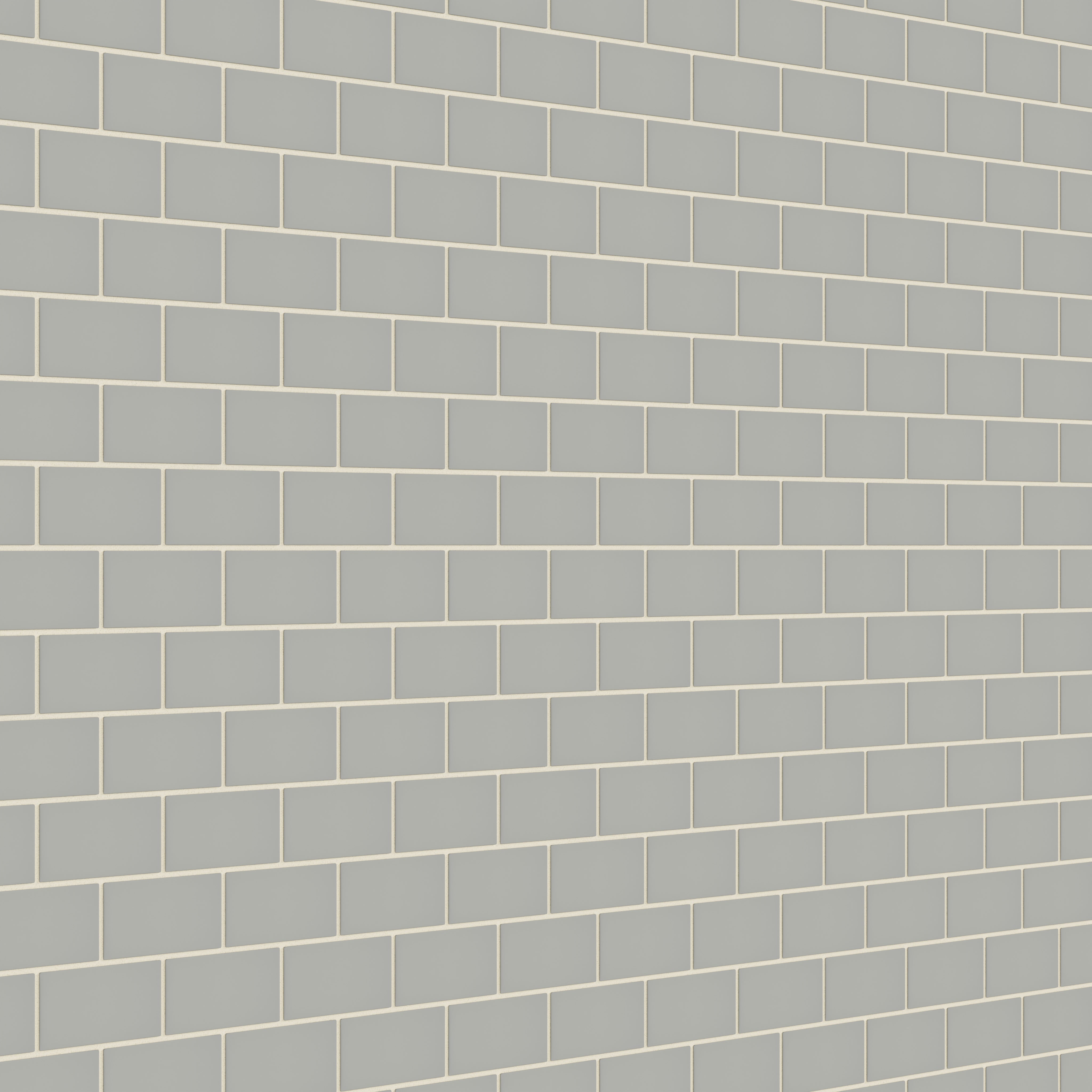 2x4 Half Offset Sheeted Natural Press Ceramic Mosaic Tile in Puget Sound Matte