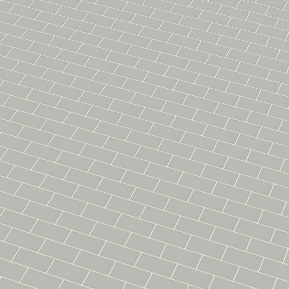 2x4 Half Offset Sheeted Natural Press Ceramic Mosaic Tile in Puget Sound Matte