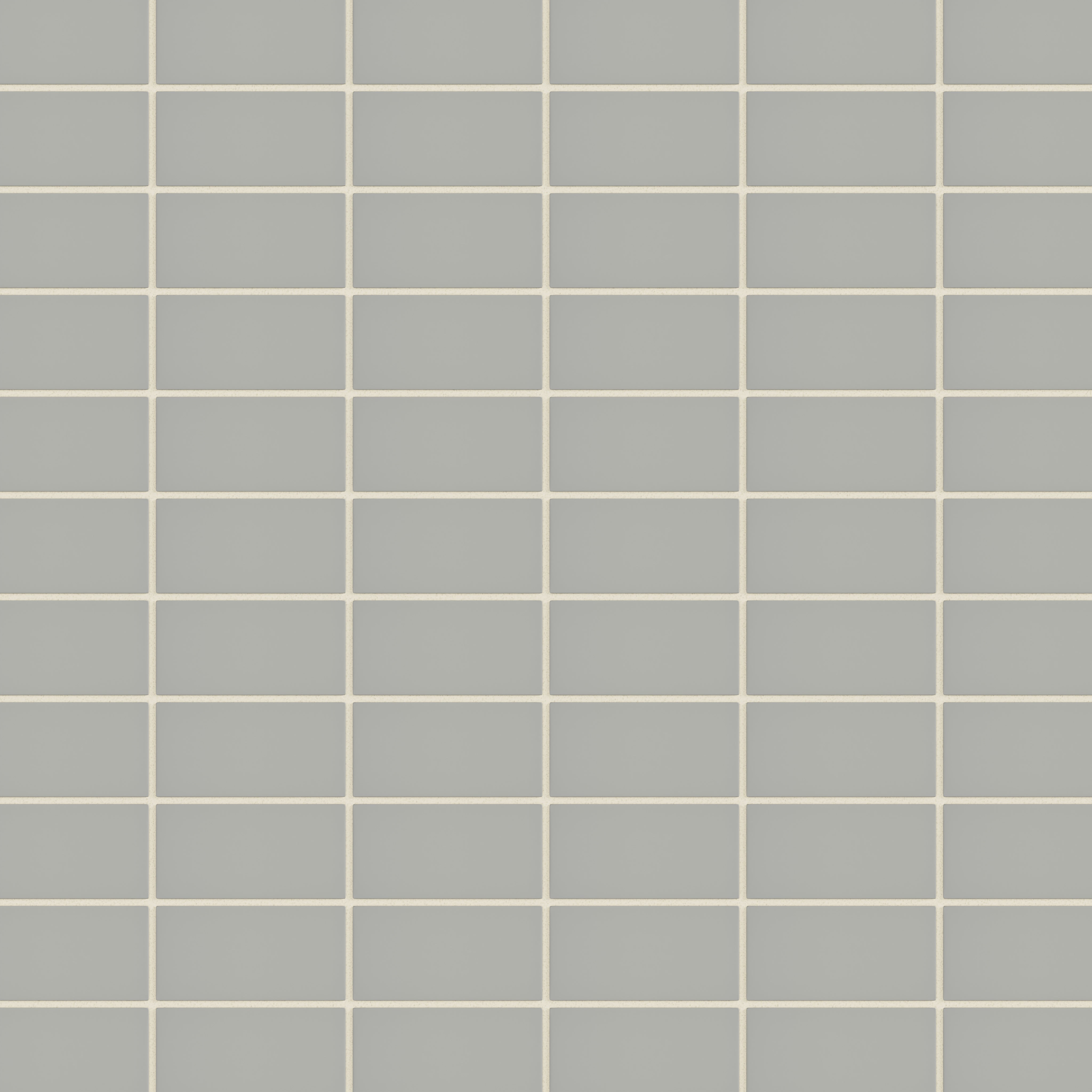 2x4 Straight Set Sheeted Natural Press Ceramic Mosaic Tile in Puget Sound Matte