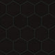 6" Hexagon Original Ceramic Tile in Raven Matte