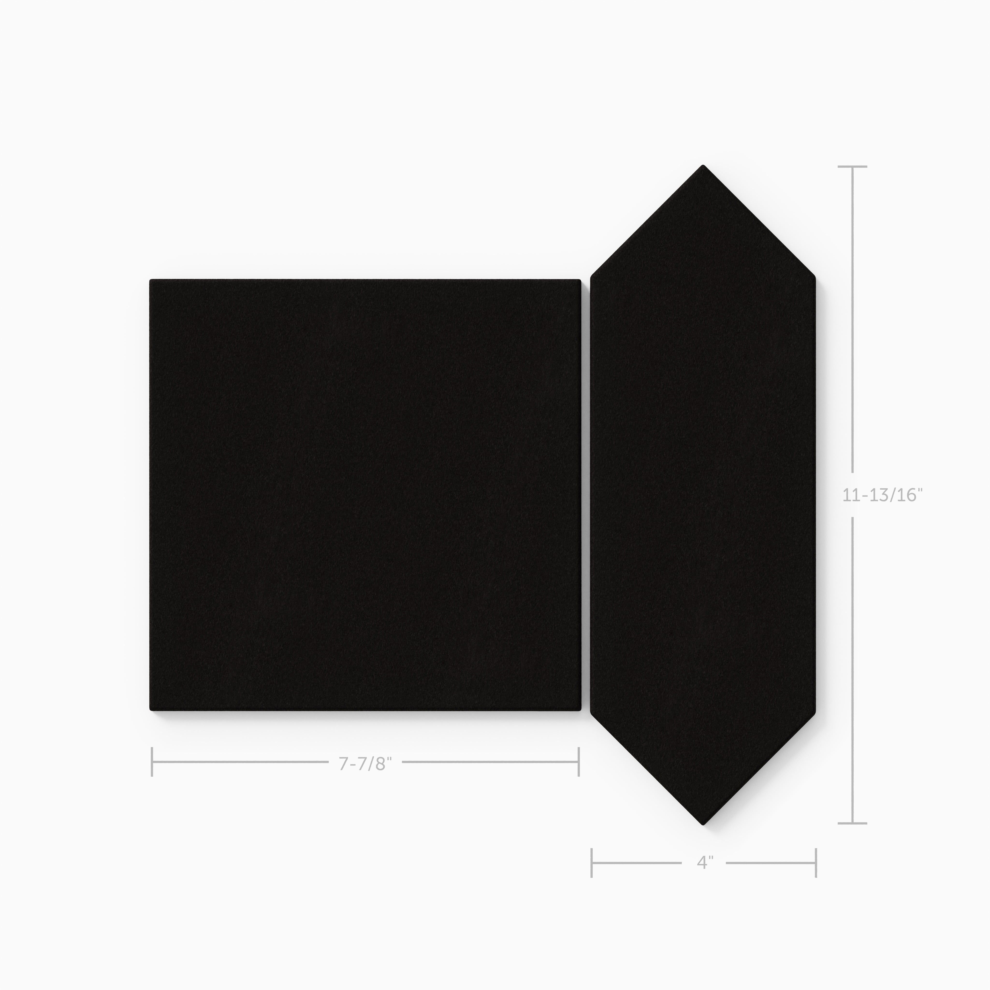 Atrium Original Ceramic Tile in Raven Matte