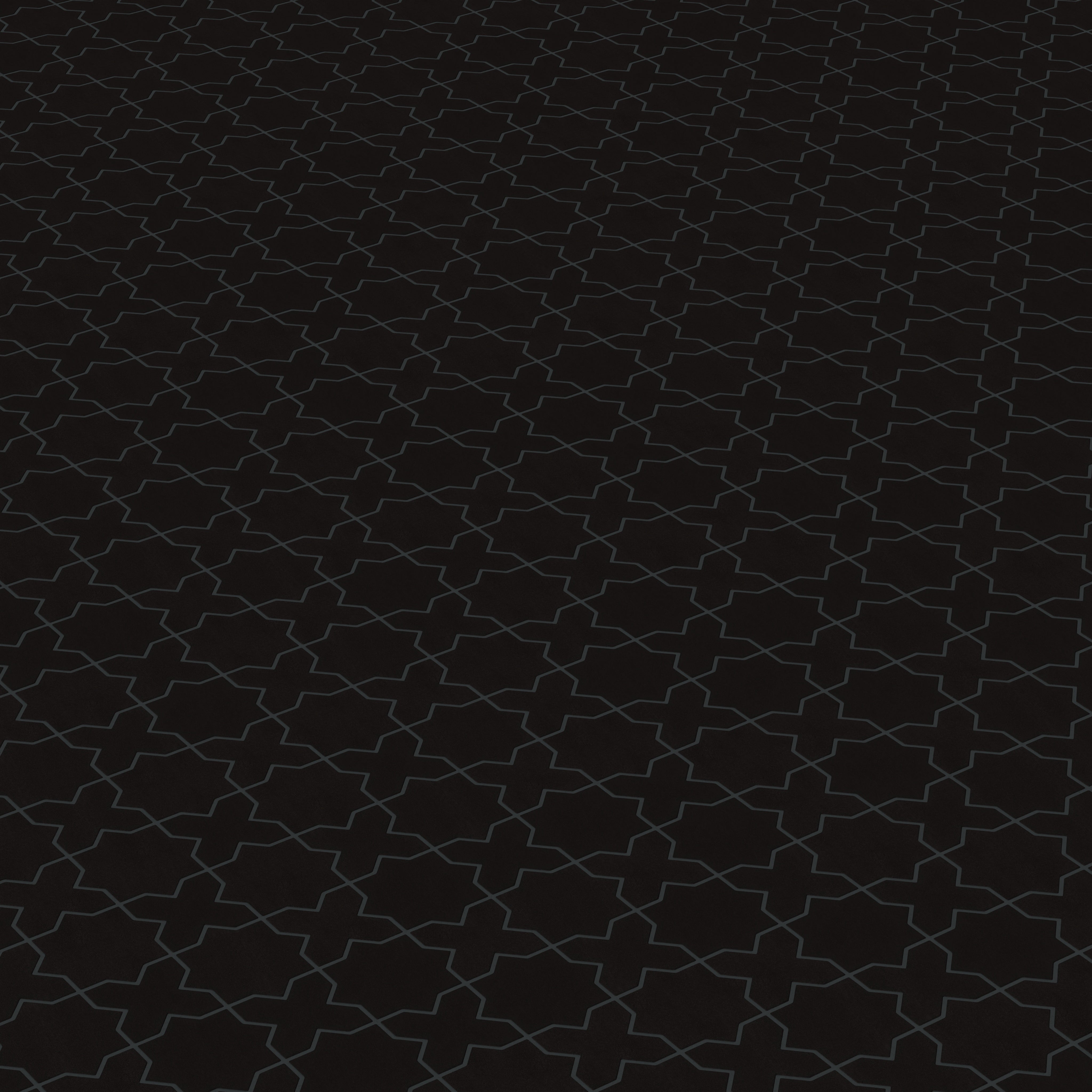 Mini Star & Cross Original Ceramic Tile in Raven Matte