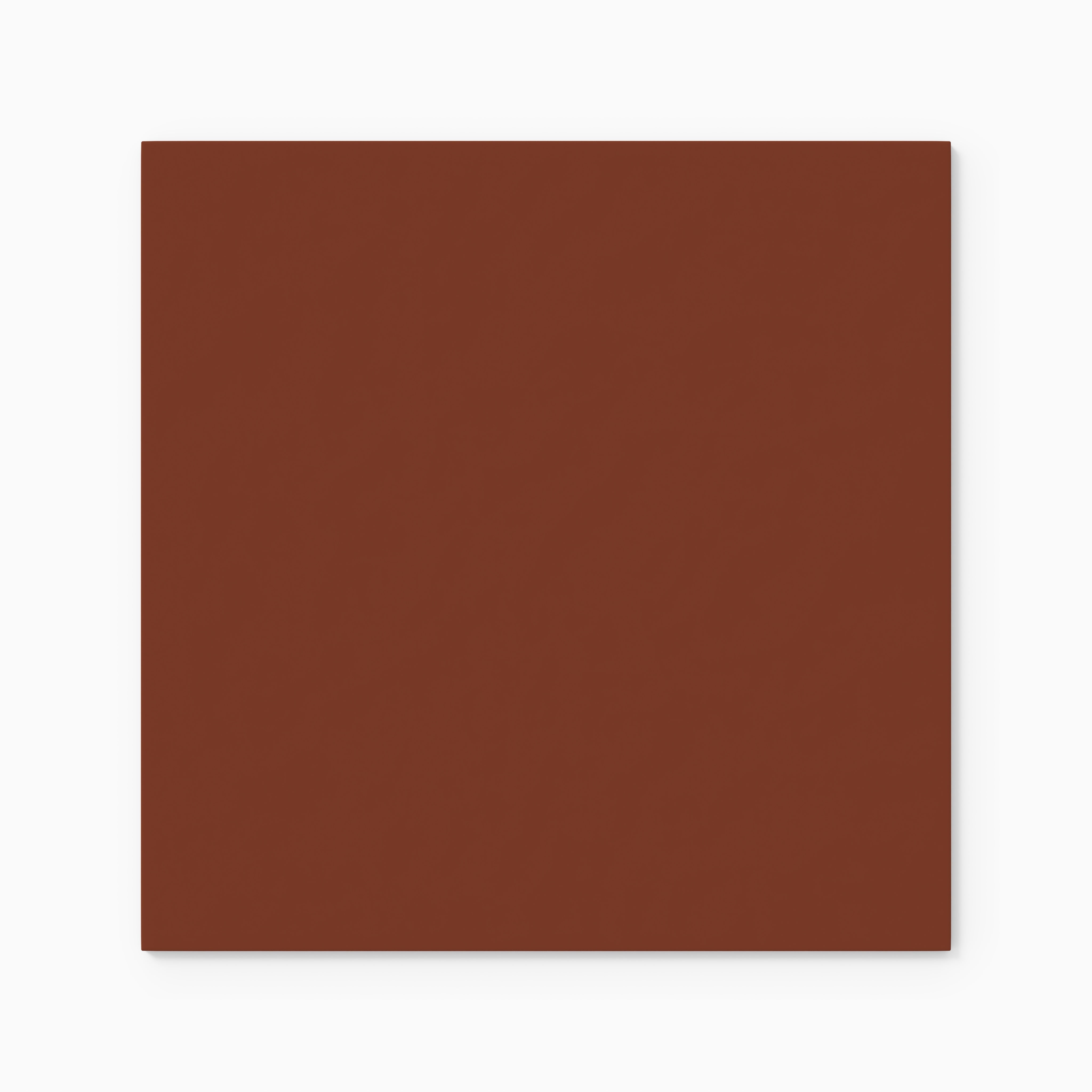 12x12 Natural Press Ceramic Tile in Red Iron Oxide Gloss