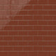 2x4 Half Offset Sheeted Natural Press Ceramic Mosaic Tile in Red Iron Oxide Gloss