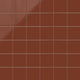 4x4 Natural Press Ceramic Tile in Red Iron Oxide Gloss