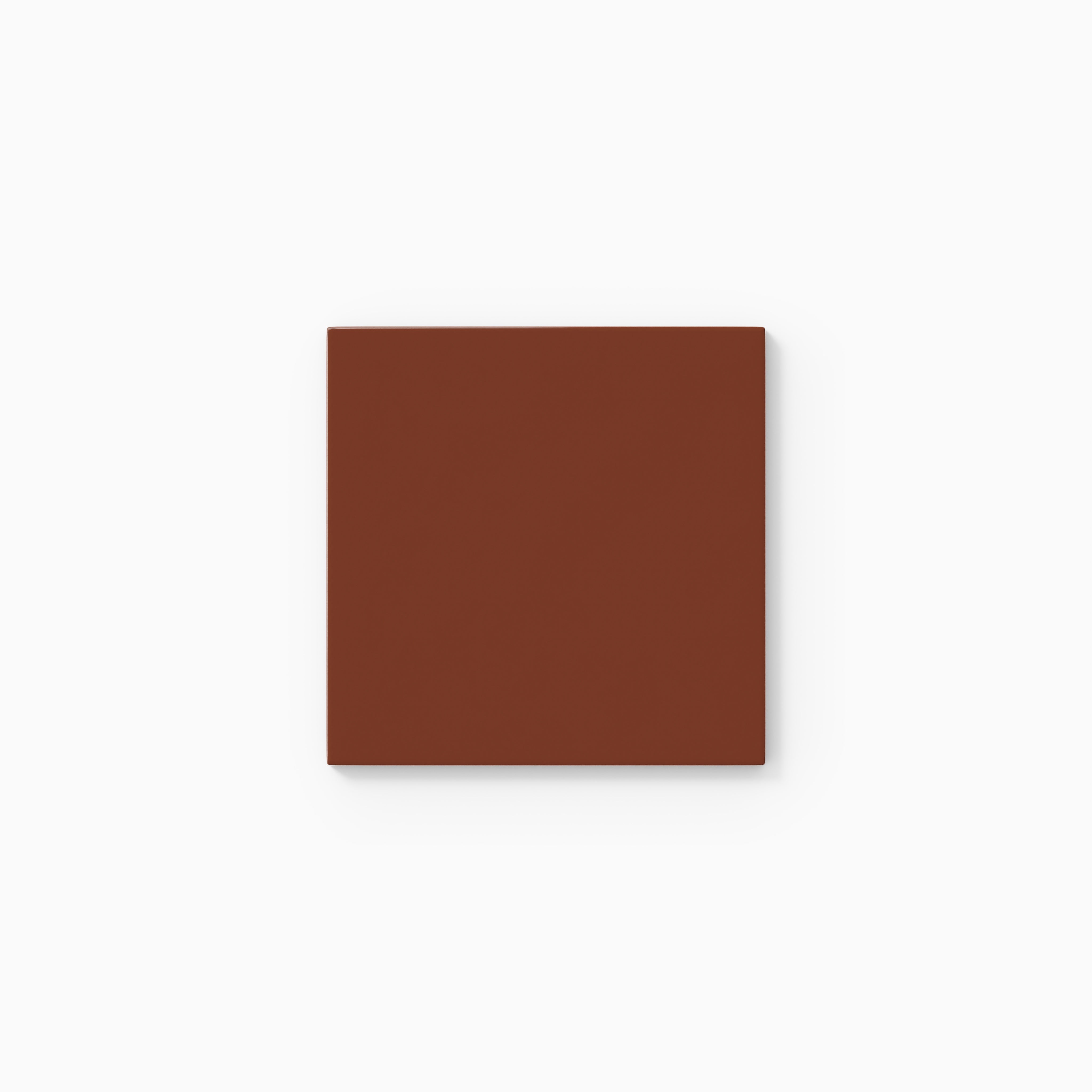 4x4 Natural Press Ceramic Tile in Red Iron Oxide Gloss