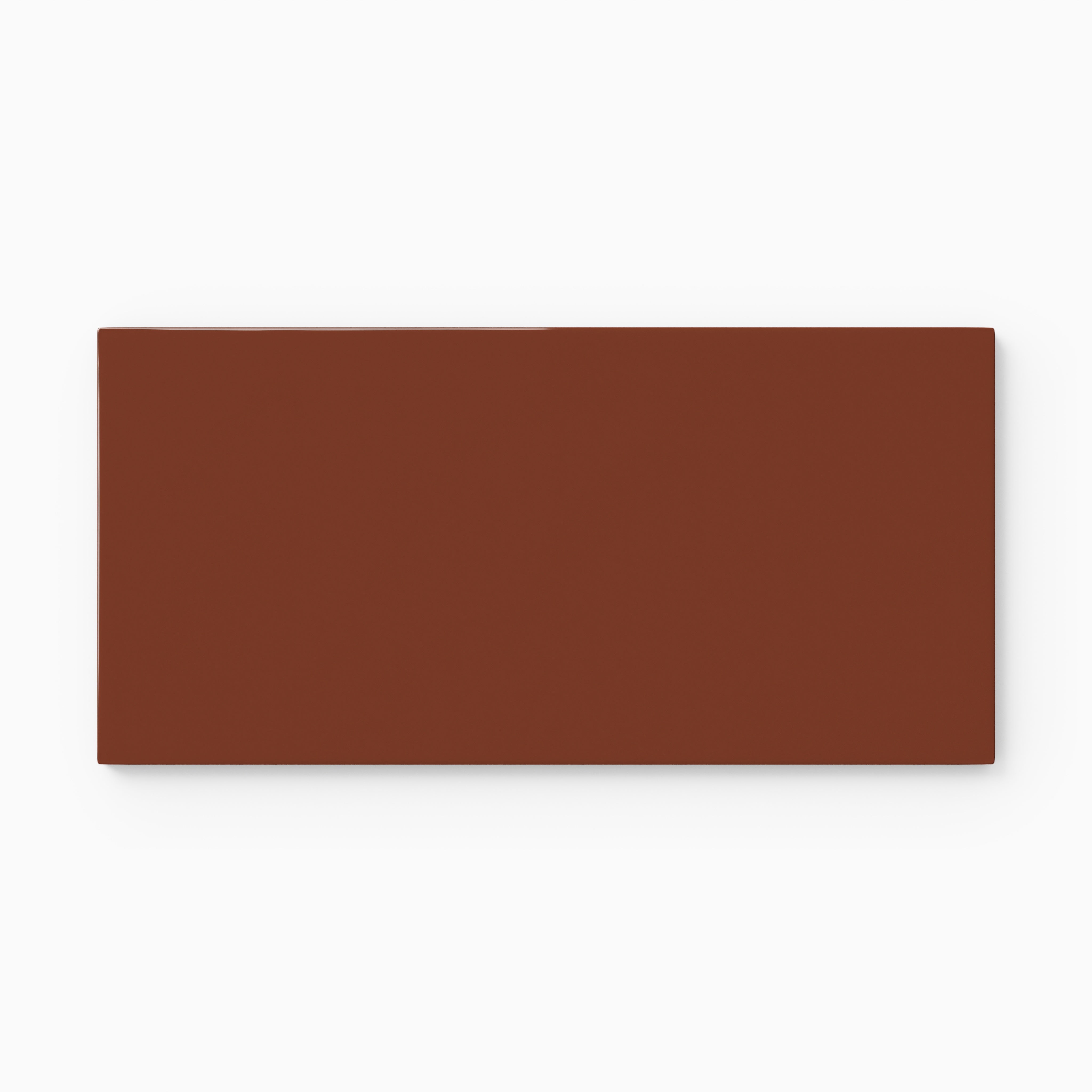4x8 Natural Press Ceramic Tile in Red Iron Oxide Gloss