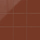 8x8 Natural Press Ceramic Tile in Red Iron Oxide Gloss