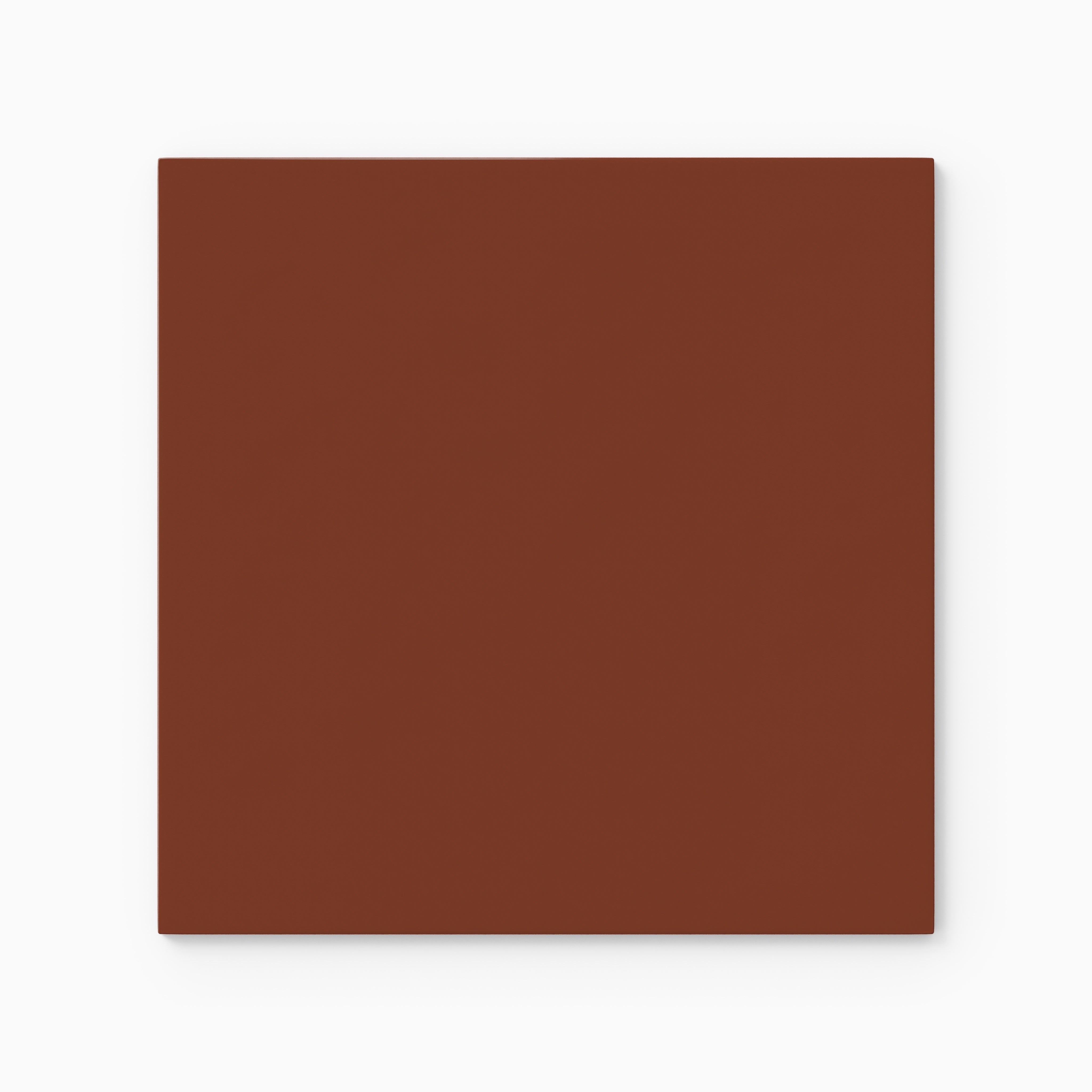 8x8 Natural Press Ceramic Tile in Red Iron Oxide Gloss