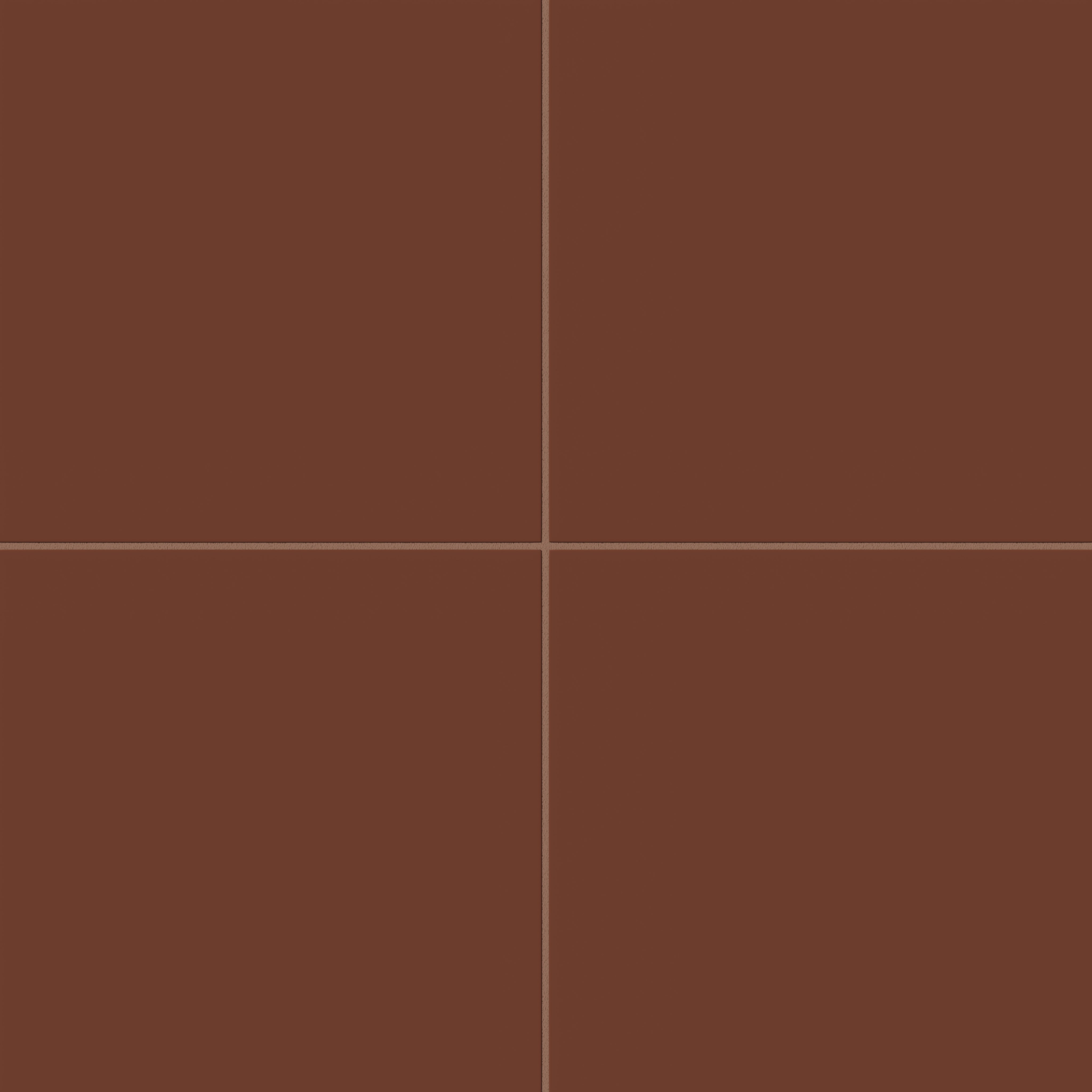 12x12 Natural Press Ceramic Tile in Red Iron Oxide Matte