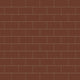 2x4 Half Offset Sheeted Natural Press Ceramic Mosaic Tile in Red Iron Oxide Matte