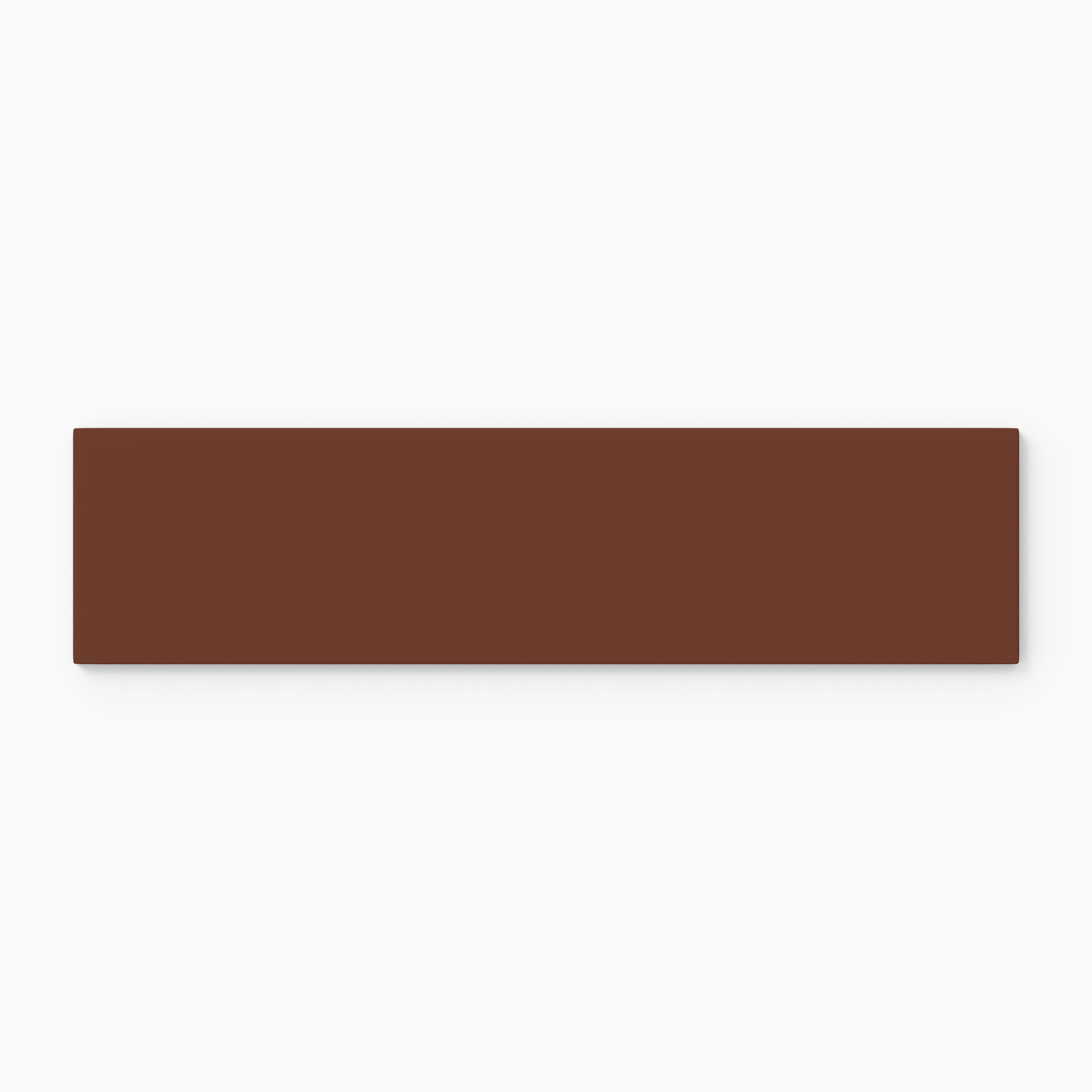 3x12 Natural Press Ceramic Tile in Red Iron Oxide Matte