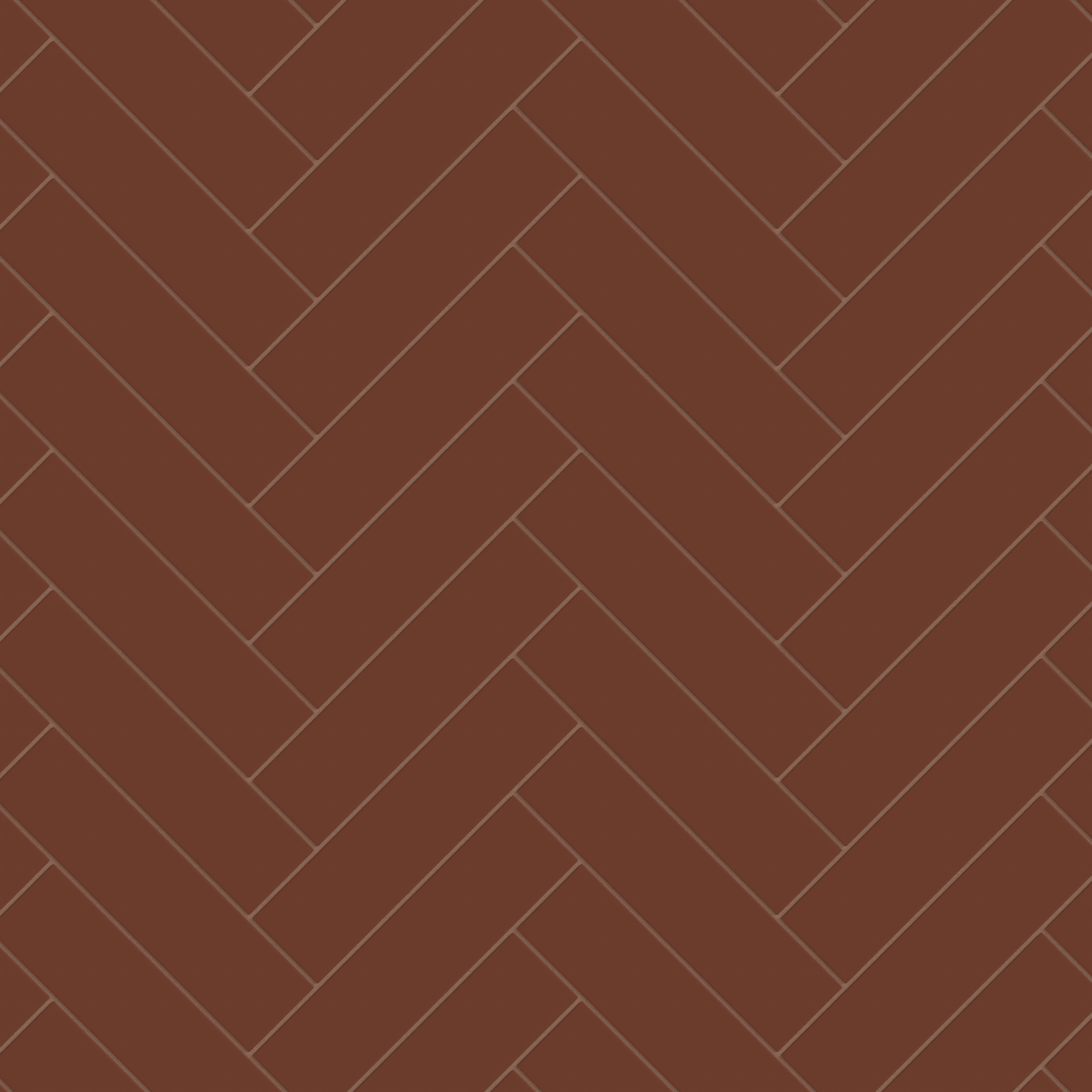 3x12 Natural Press Ceramic Tile in Red Iron Oxide Matte