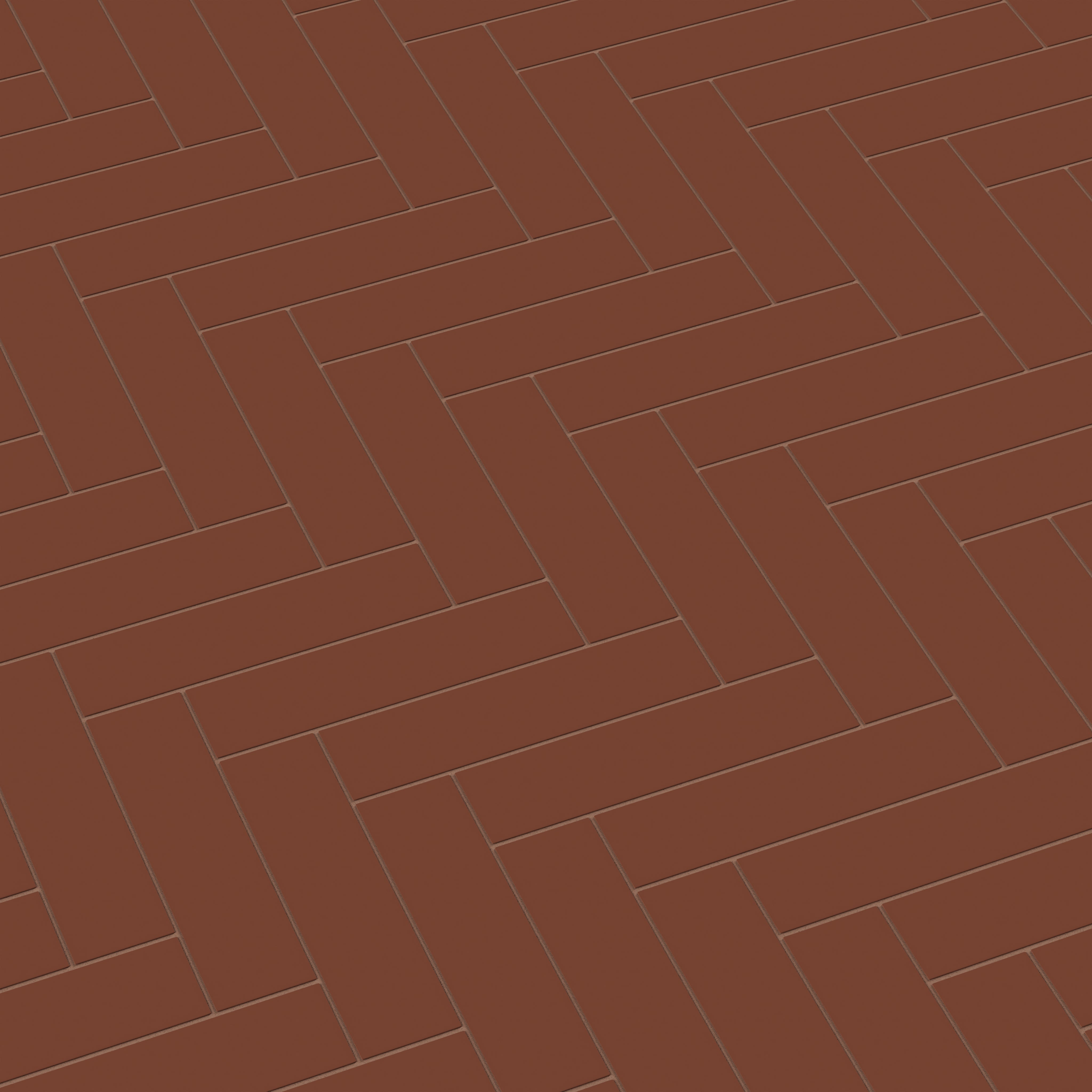 3x12 Natural Press Ceramic Tile in Red Iron Oxide Matte