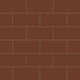 4x8 Natural Press Ceramic Tile in Red Iron Oxide Matte