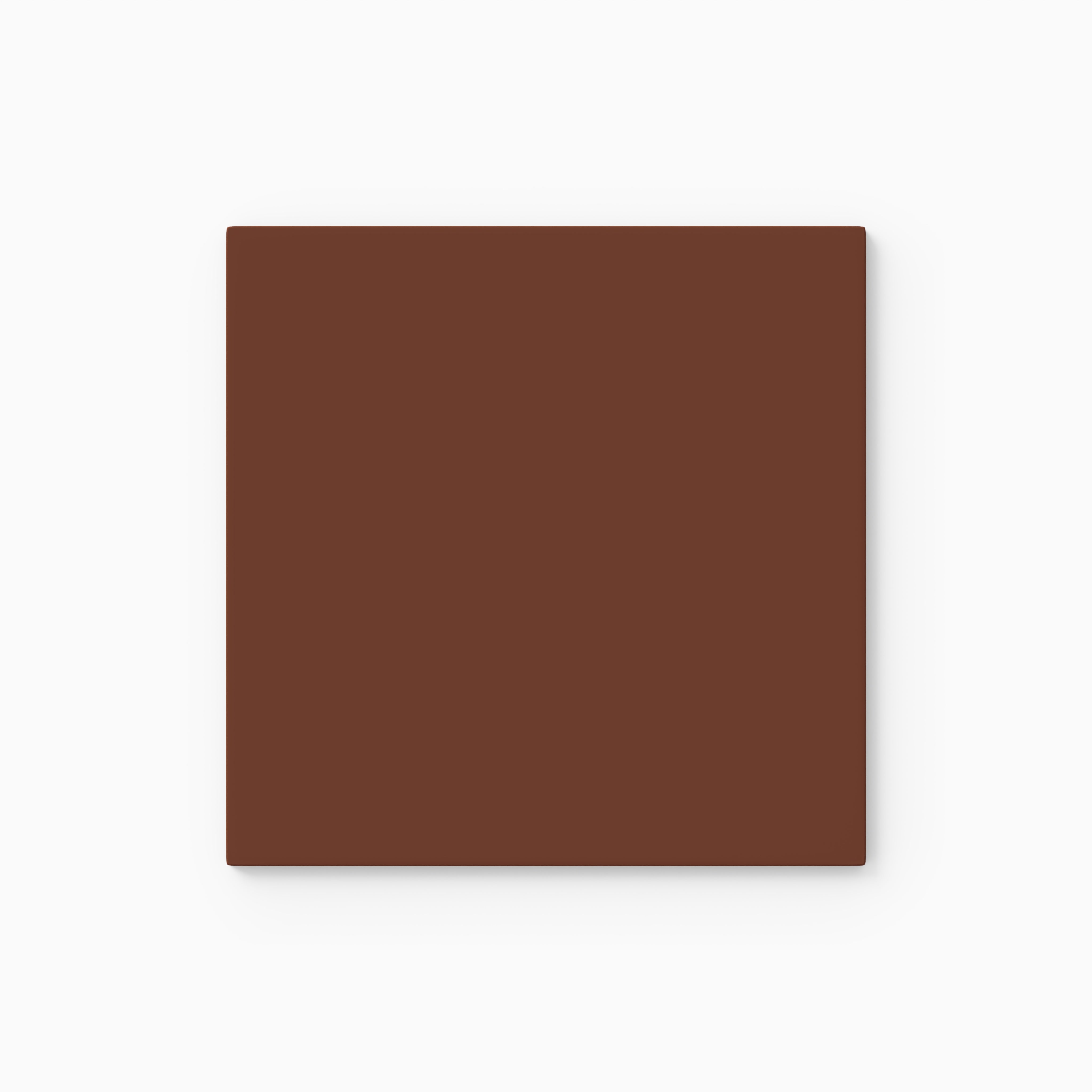 6x6 Natural Press Ceramic Tile in Red Iron Oxide Matte