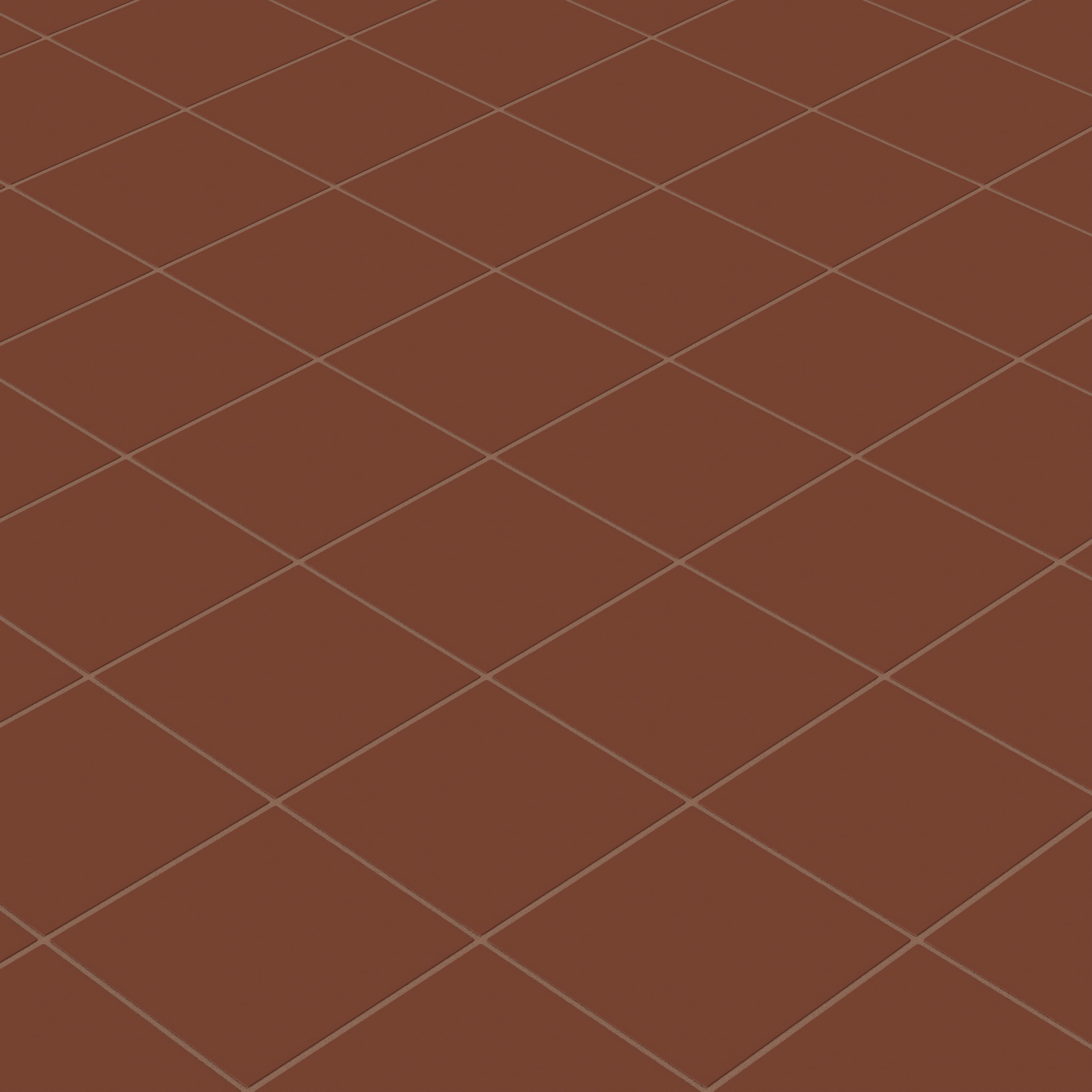 6x6 Natural Press Ceramic Tile in Red Iron Oxide Matte