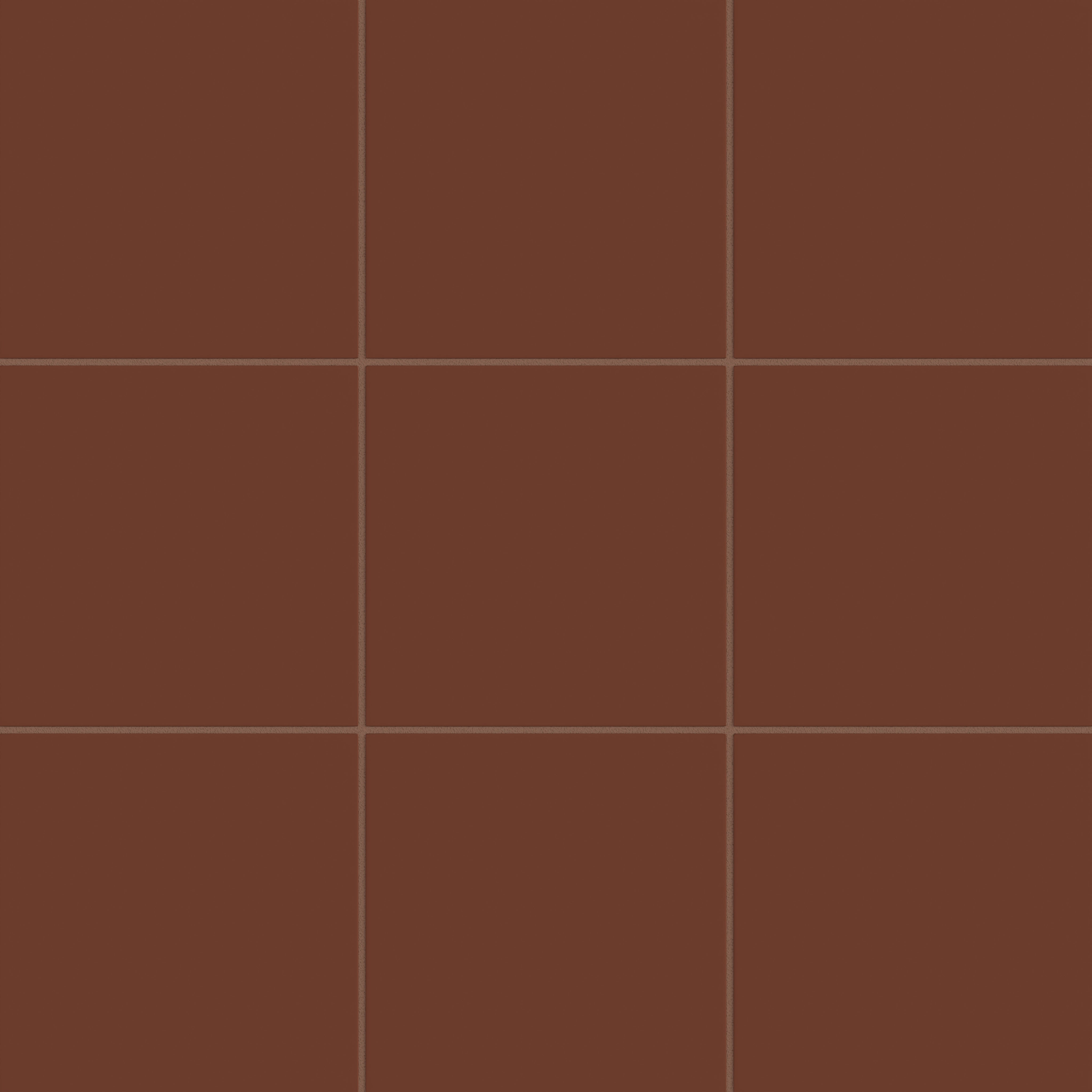 8x8 Natural Press Ceramic Tile in Red Iron Oxide Matte