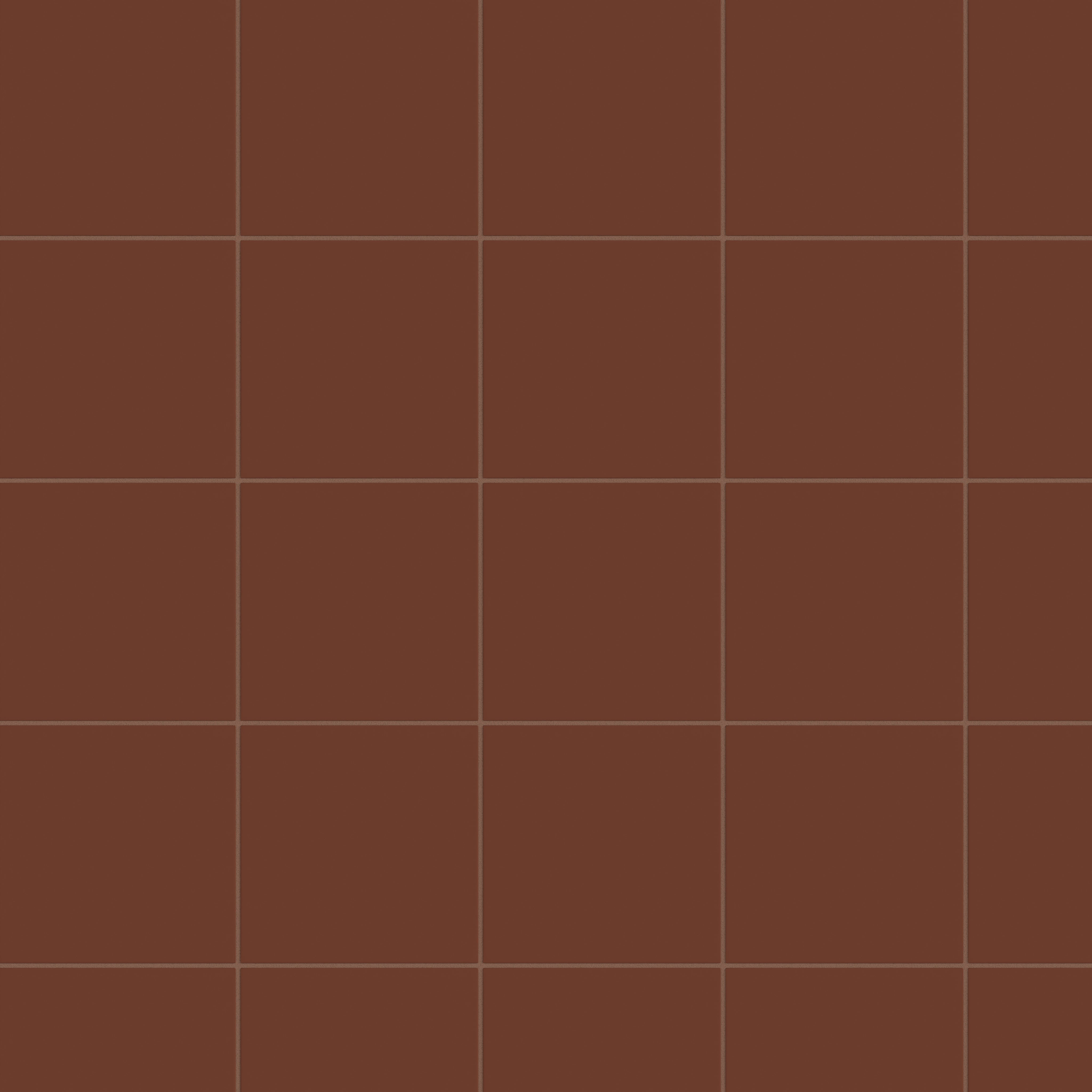 8x8 Natural Press Ceramic Tile in Red Iron Oxide Matte